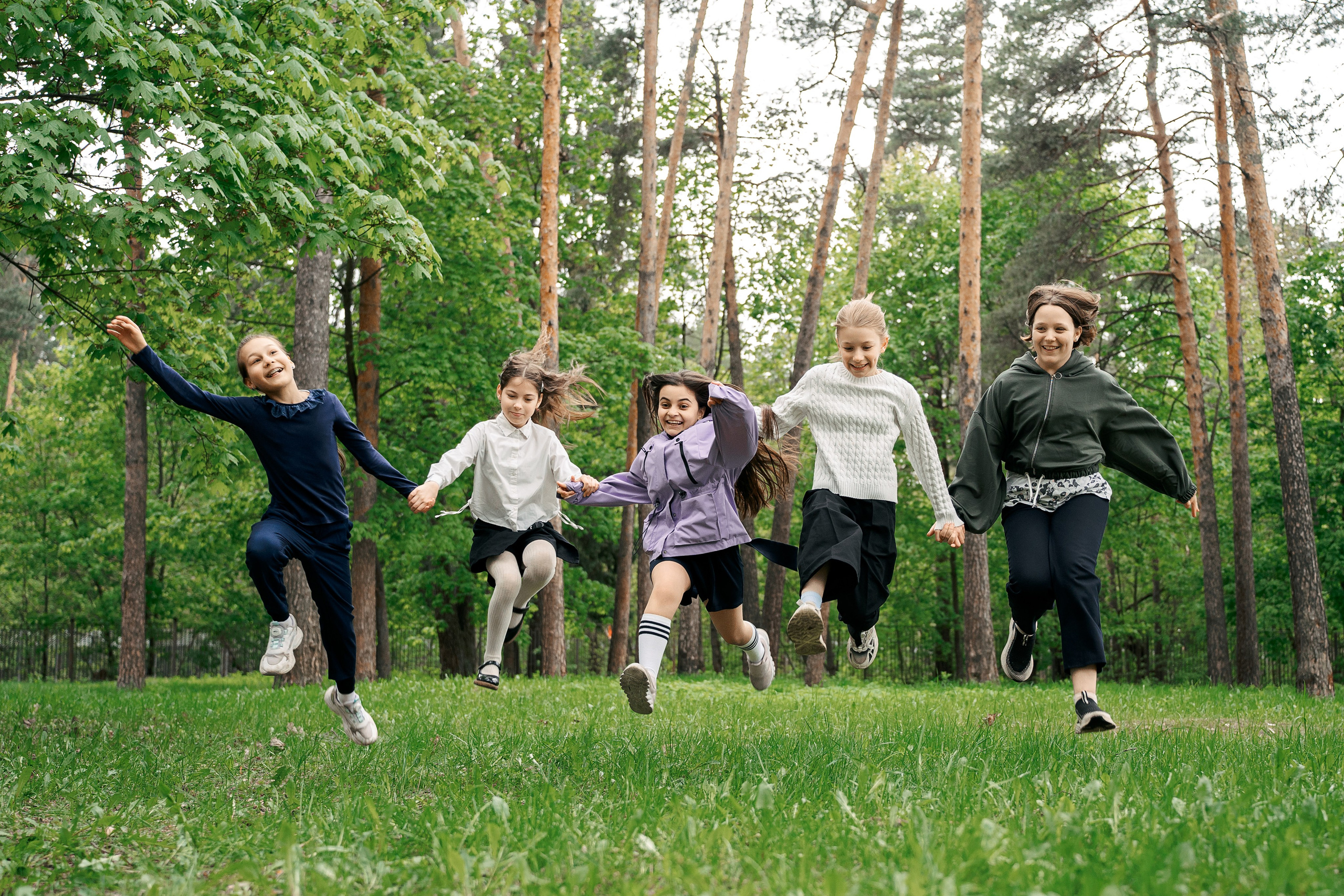 Прогулки в школьном дворе. Фотограф Казакова Анастасия