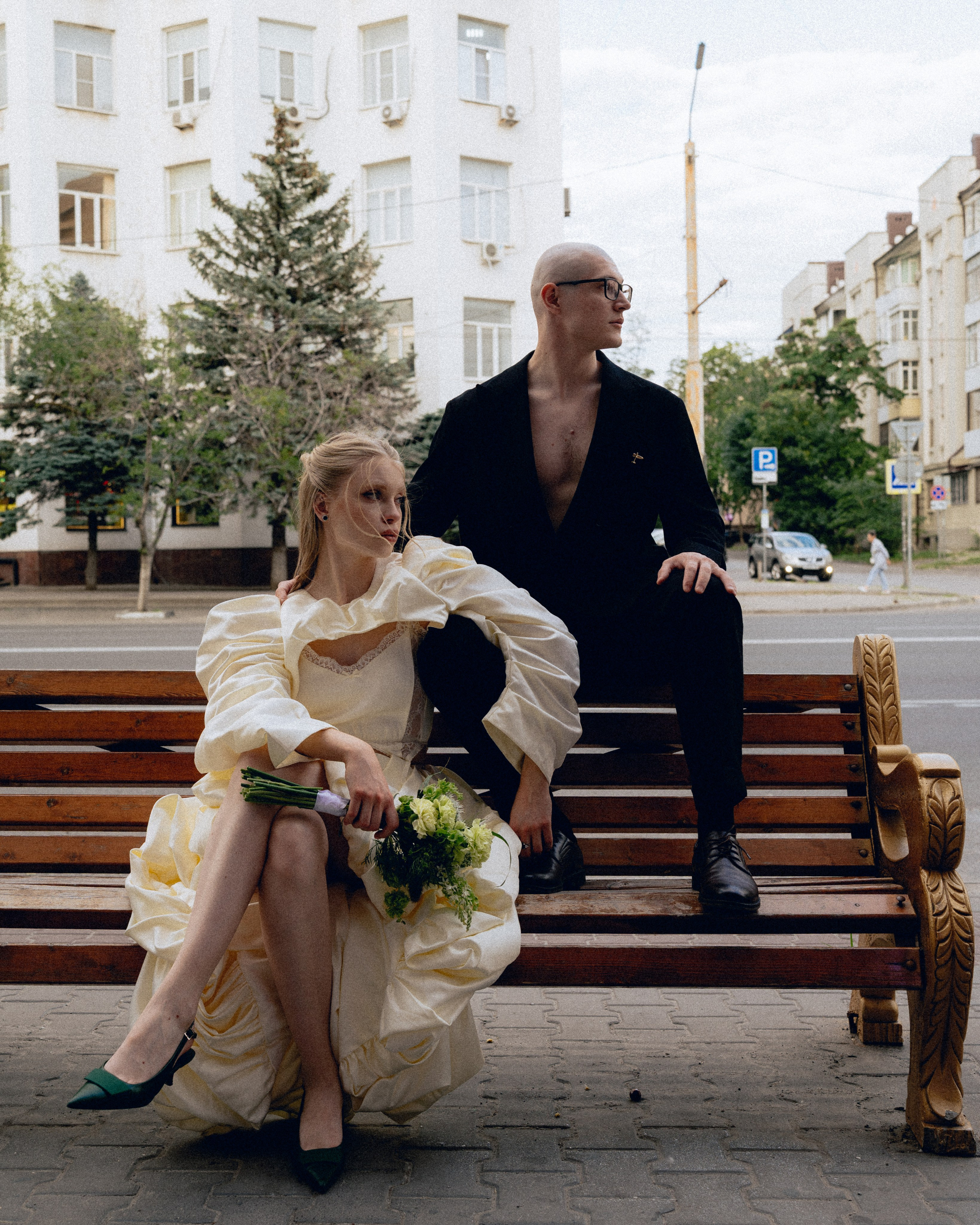 Свадебная прогулка с Питерским вайбом. Фотограф Алена Банько