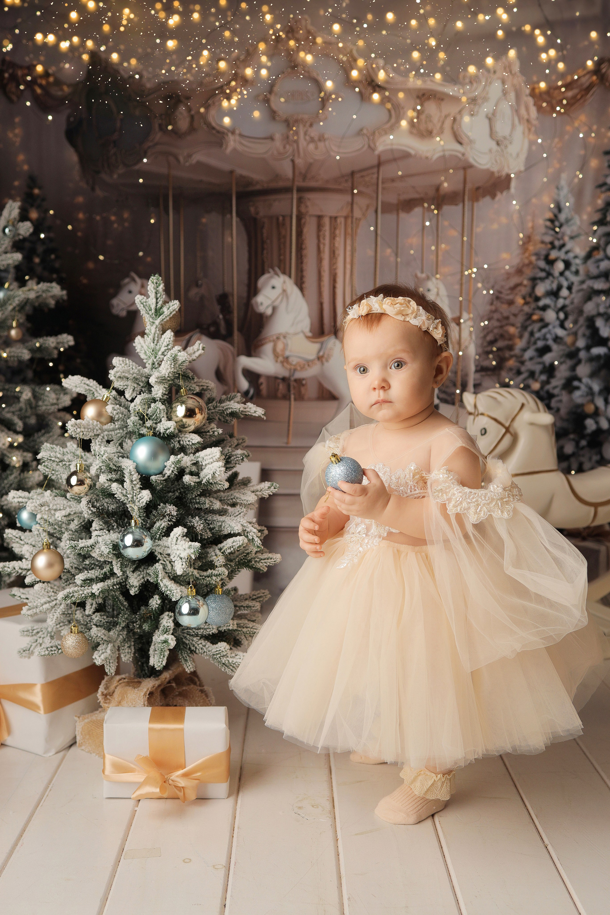 Маруся, 1 годик. Фотограф новорожденных в Новокузнецке Анна Горошникова