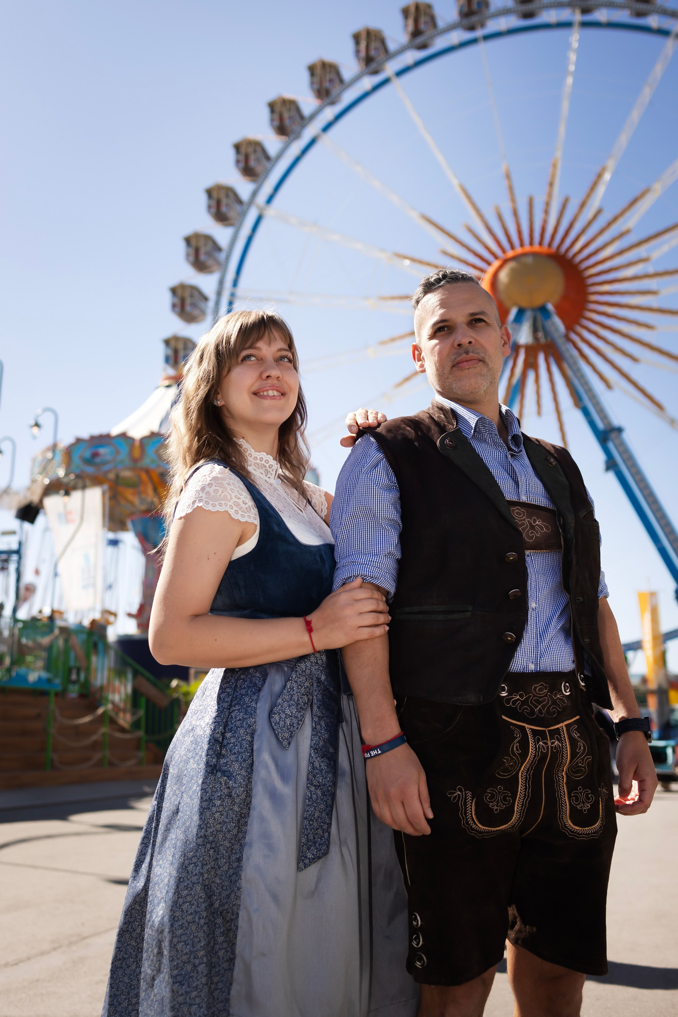 Frühlingsfest. Photographer in Munich