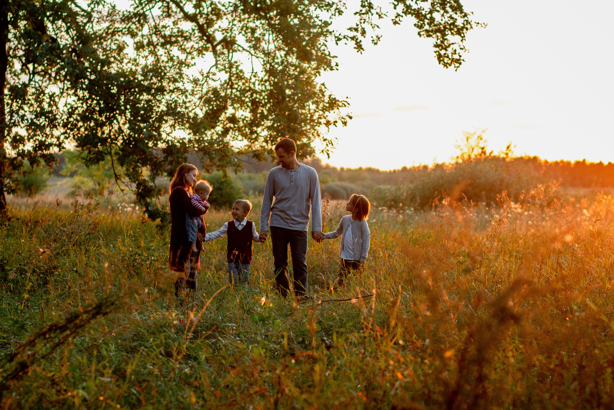 Коленки в Дубках. Семейный фотограф в Рязани Харламова Влада