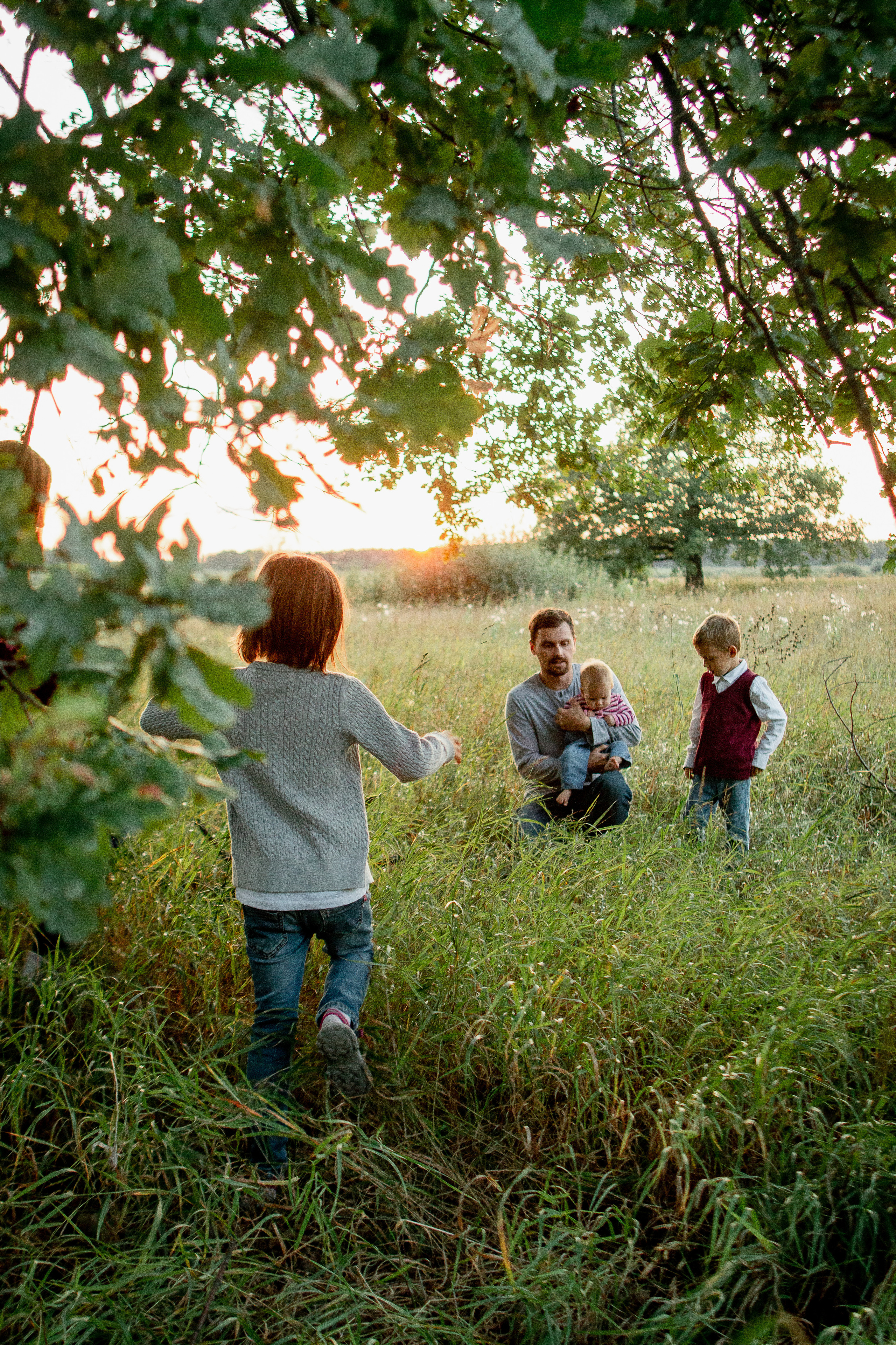 Коленки в Дубках. Семейный фотограф в Рязани Харламова Влада