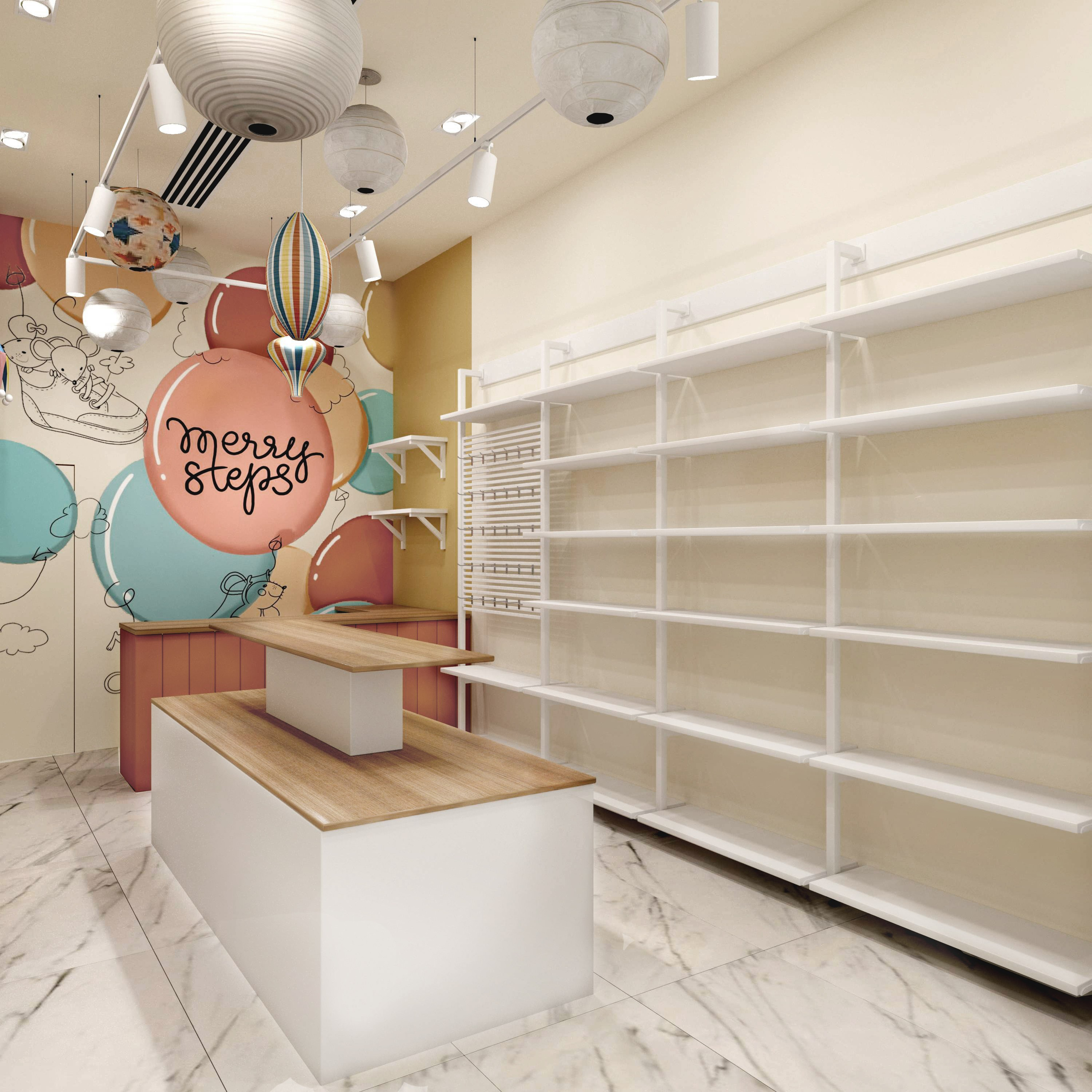 Herzliya, 7Stars Mall. Olga Goldina architectural interior design, styling and staging