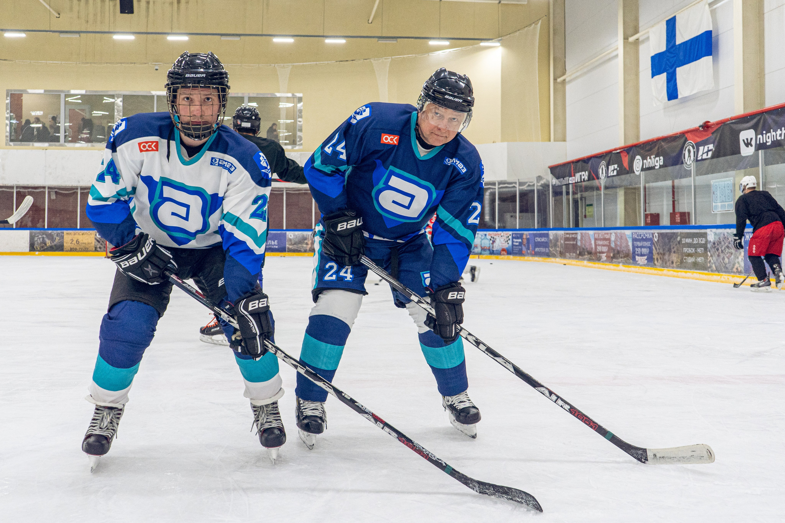 Тренировка по хоккею «ЦМКБ «Алмаз»