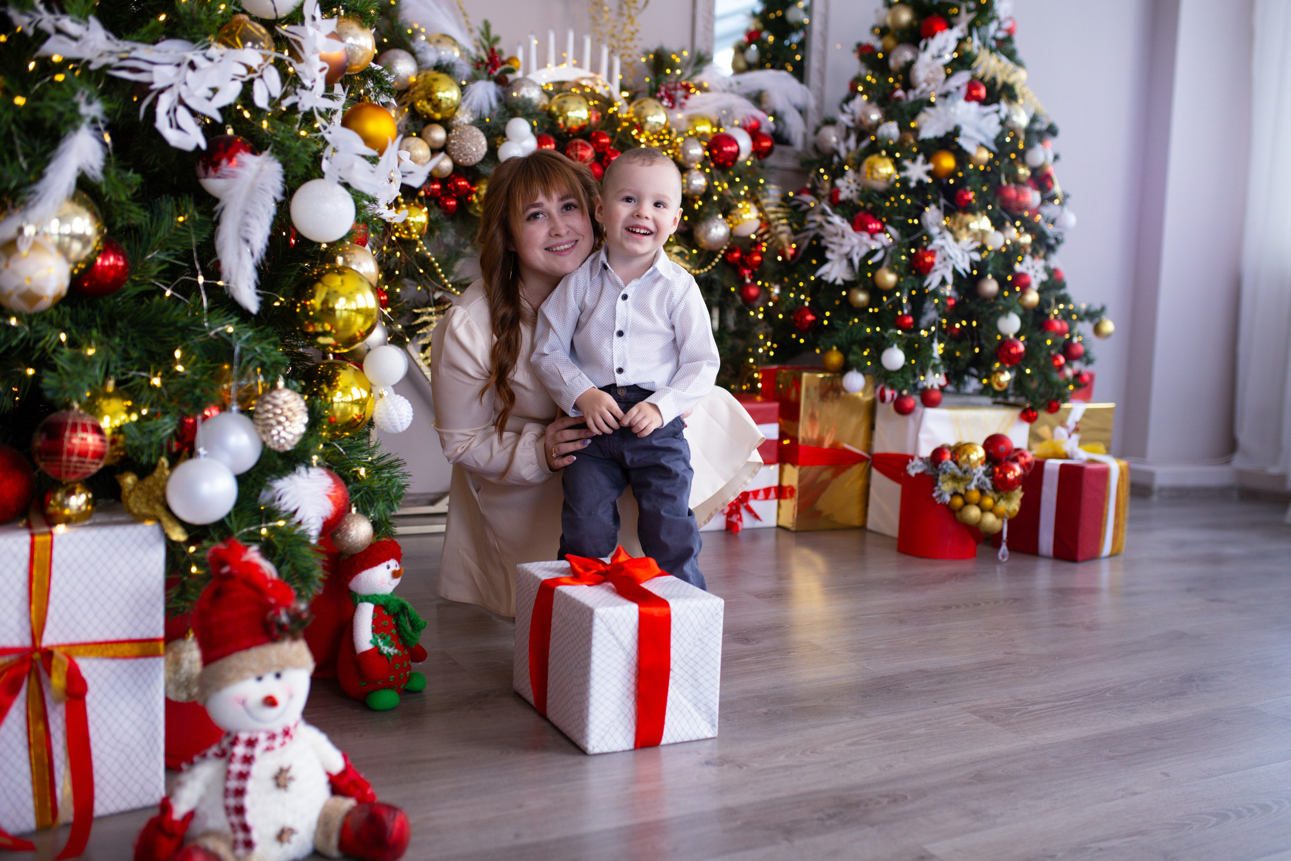 Семейная новогодняя фотосессия. Свадебный и семейный фотограф Виолетта в Липецке
