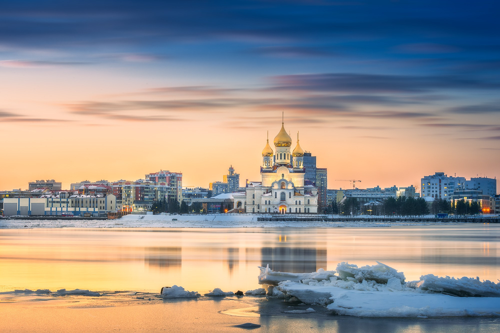 Город. Аэросъемка в Архангельске, Александр Ермолин