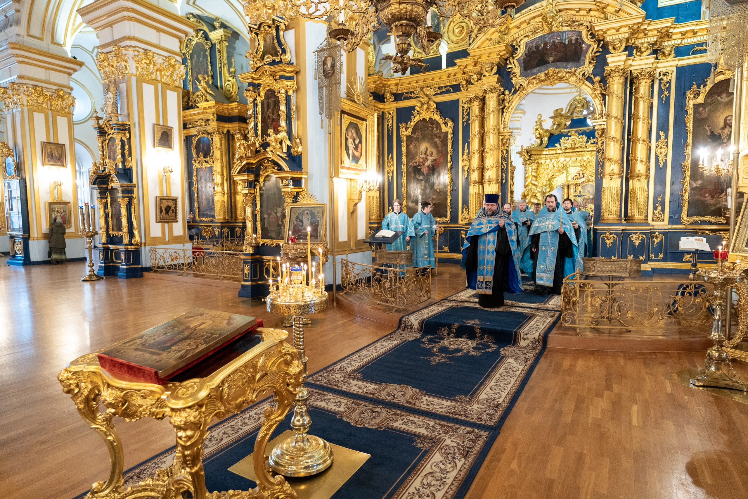 Утреня с акафистом Пресвятой Богородице. НИКОЛО-БОГОЯВЛЕНСКИЙ МОРСКОЙ СОБОР