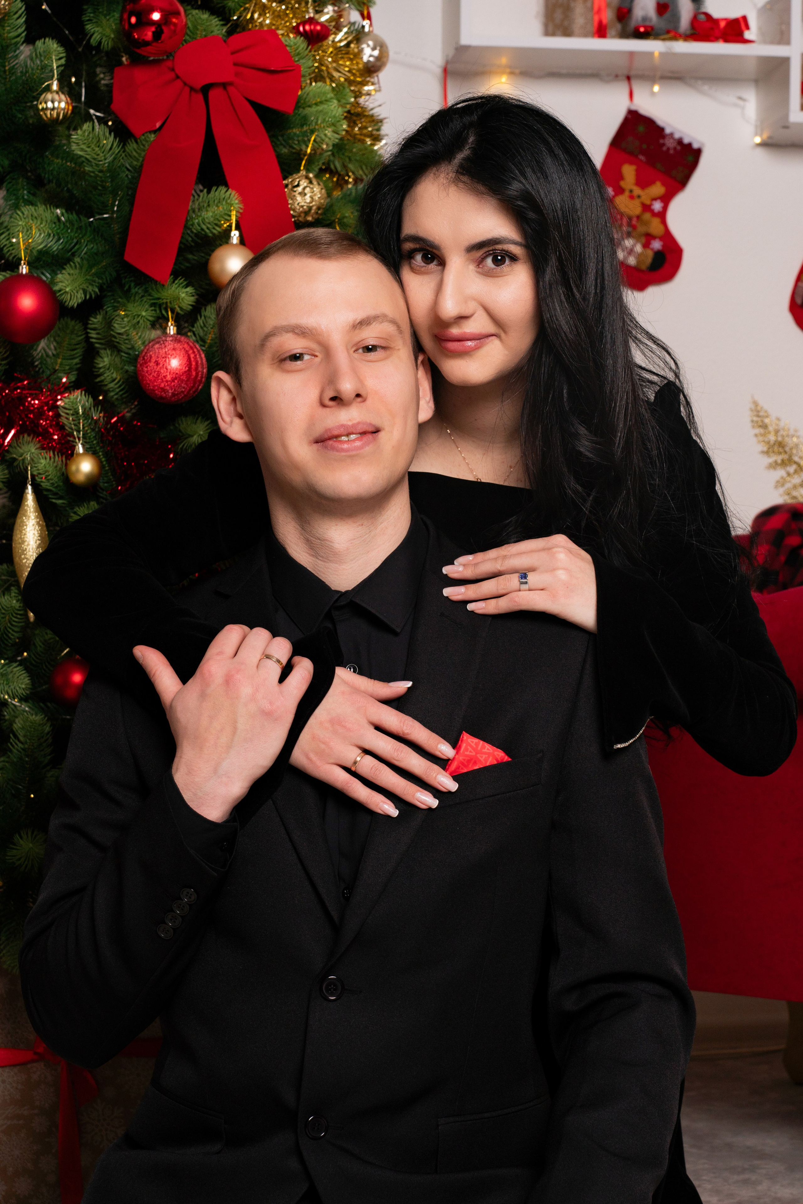 Новогодняя фотосессия в студии