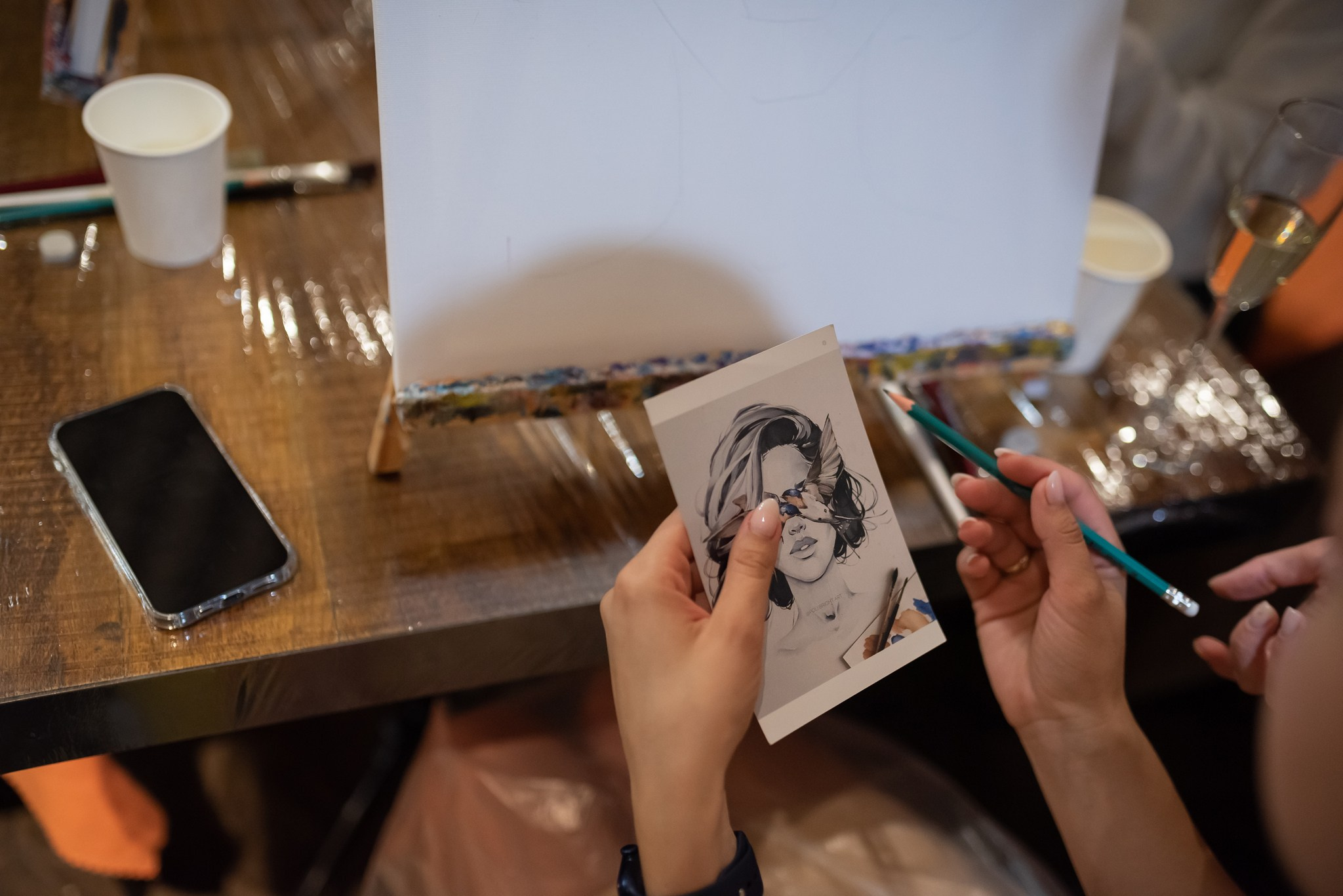 Творчество в ресторане Большая кухня. Свадебный и семейный фотограф из Санкт-Петербурга Климов Анатолий