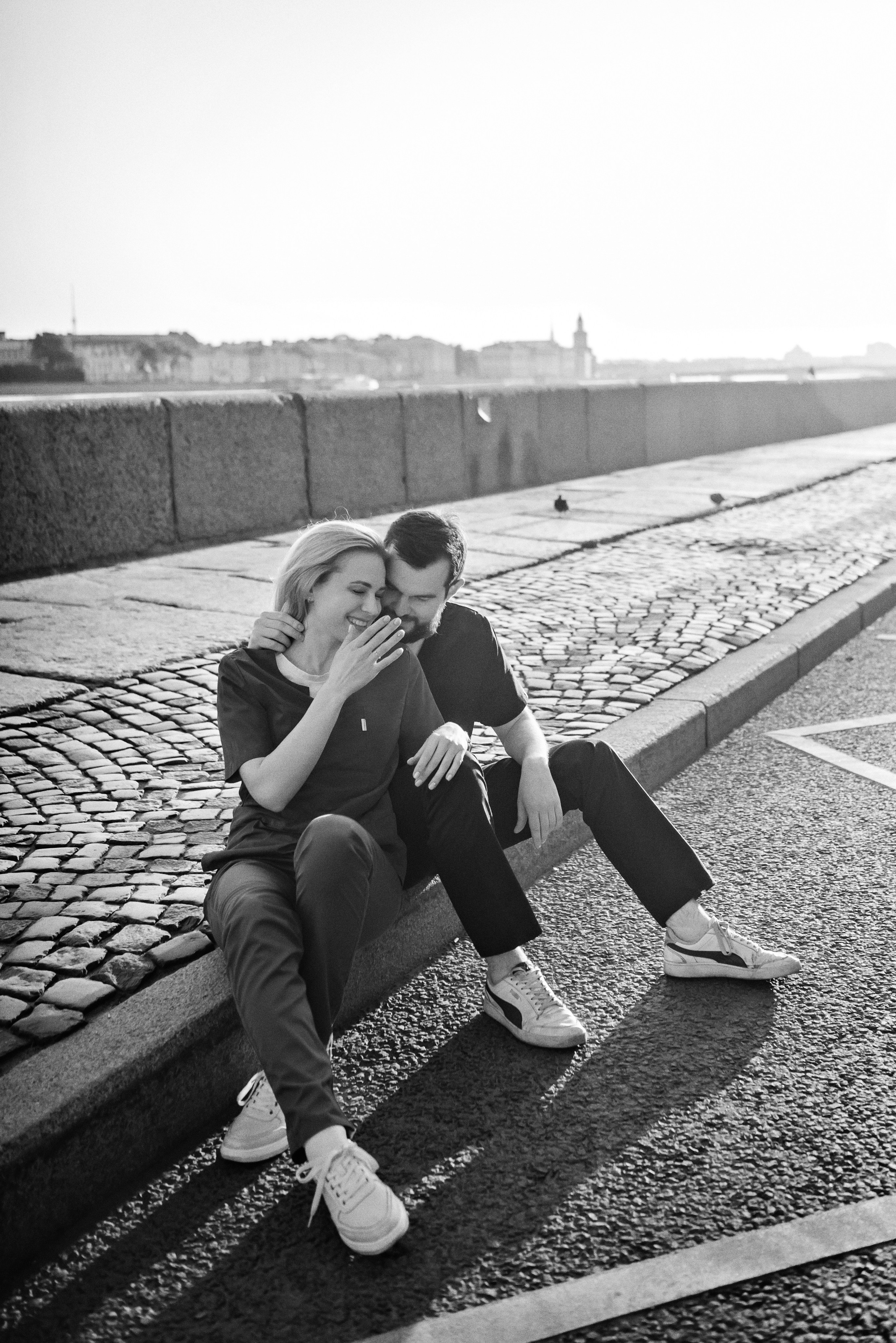 Лера и Женя. Разводные мосты. Рассвет. Свадебный фотограф в Санкт-Петербурге София Шубик