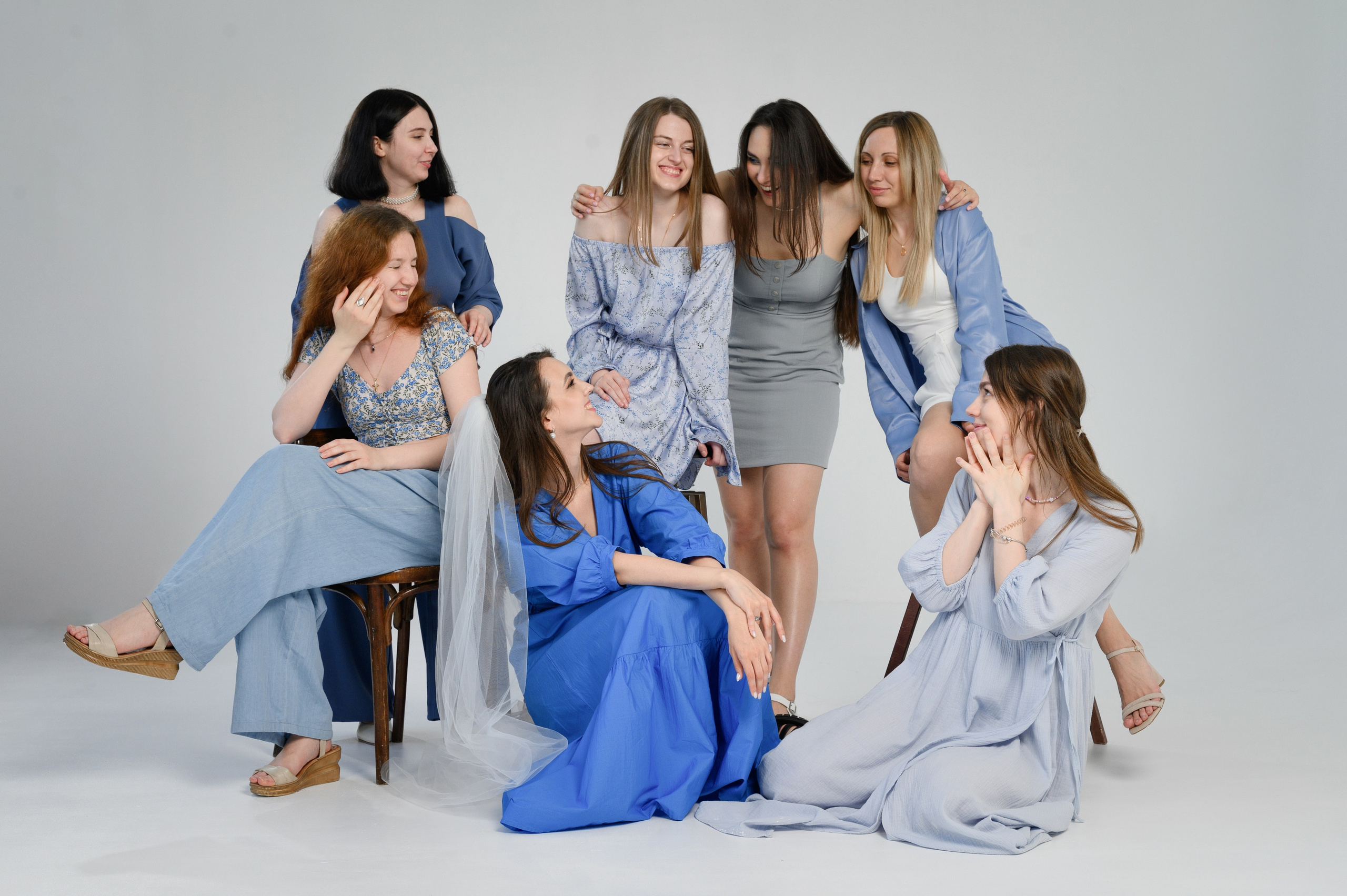 Девочки — такие девочки! Девичник в студии. Свадебный фотограф Константинова Елена