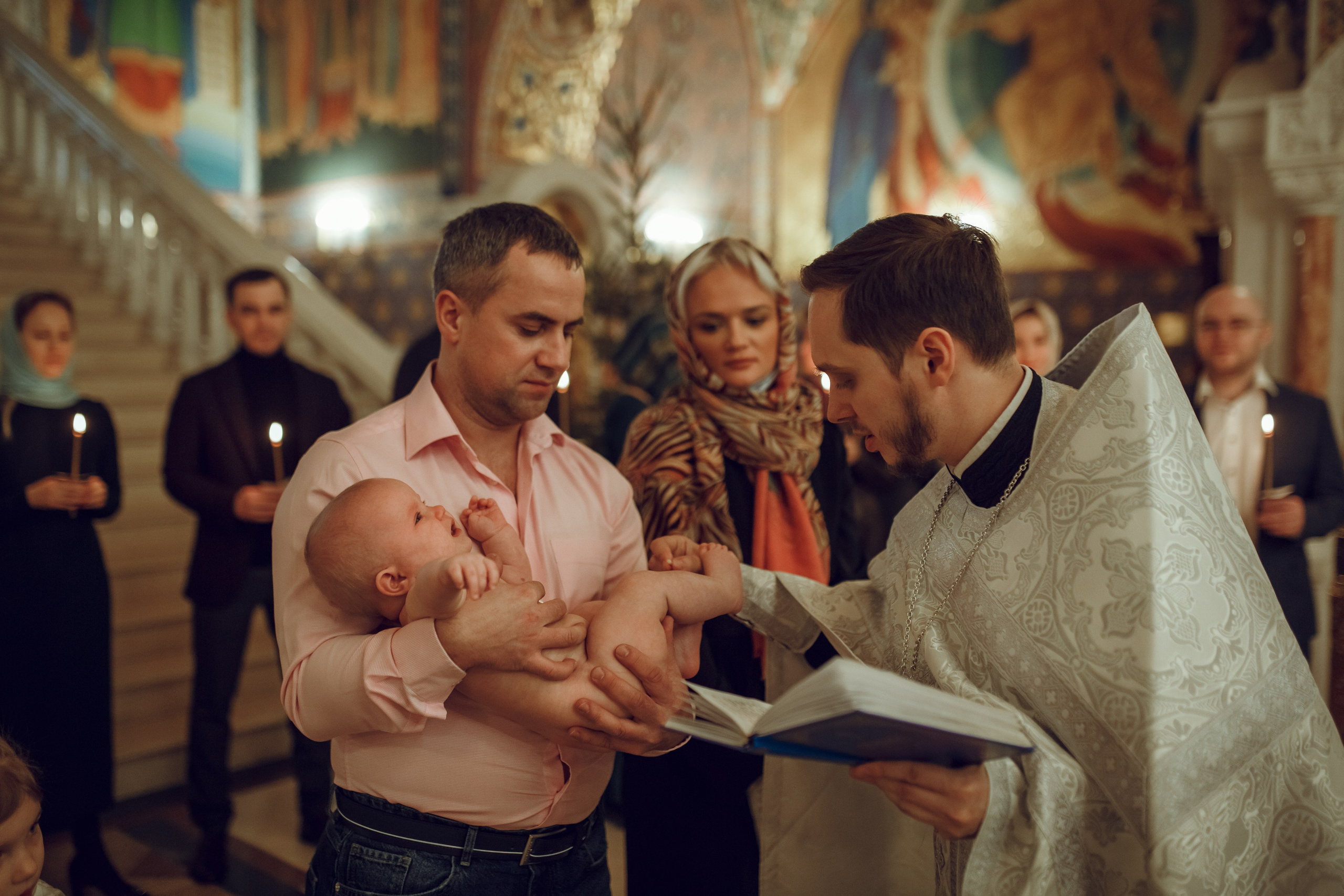 Крещение Виктории. Фотограф на Крещение, семейный фотограф в Москве