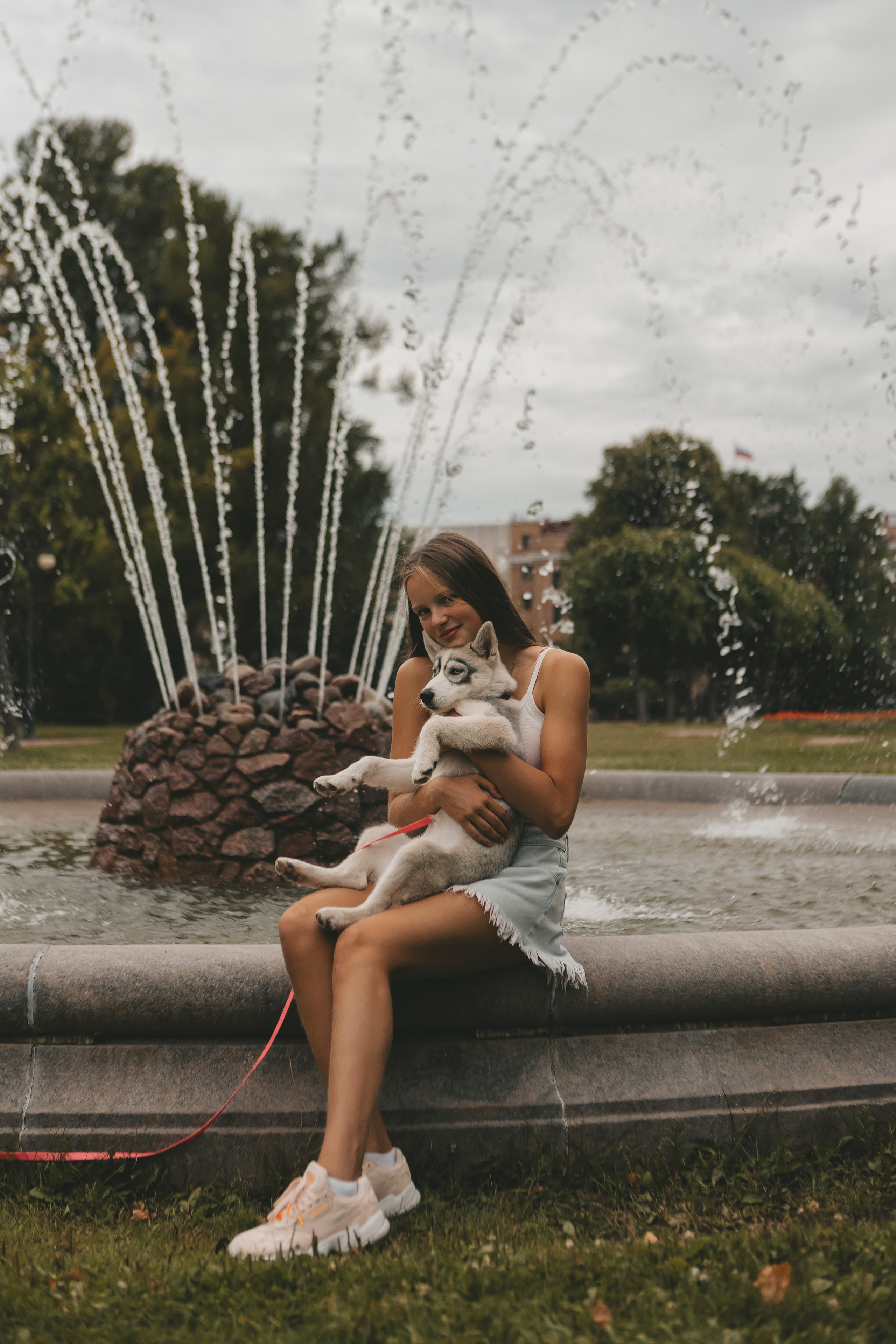 Милана и Белка. Фотограф-анималист в Санкт-Петербурге Алина Яхонт