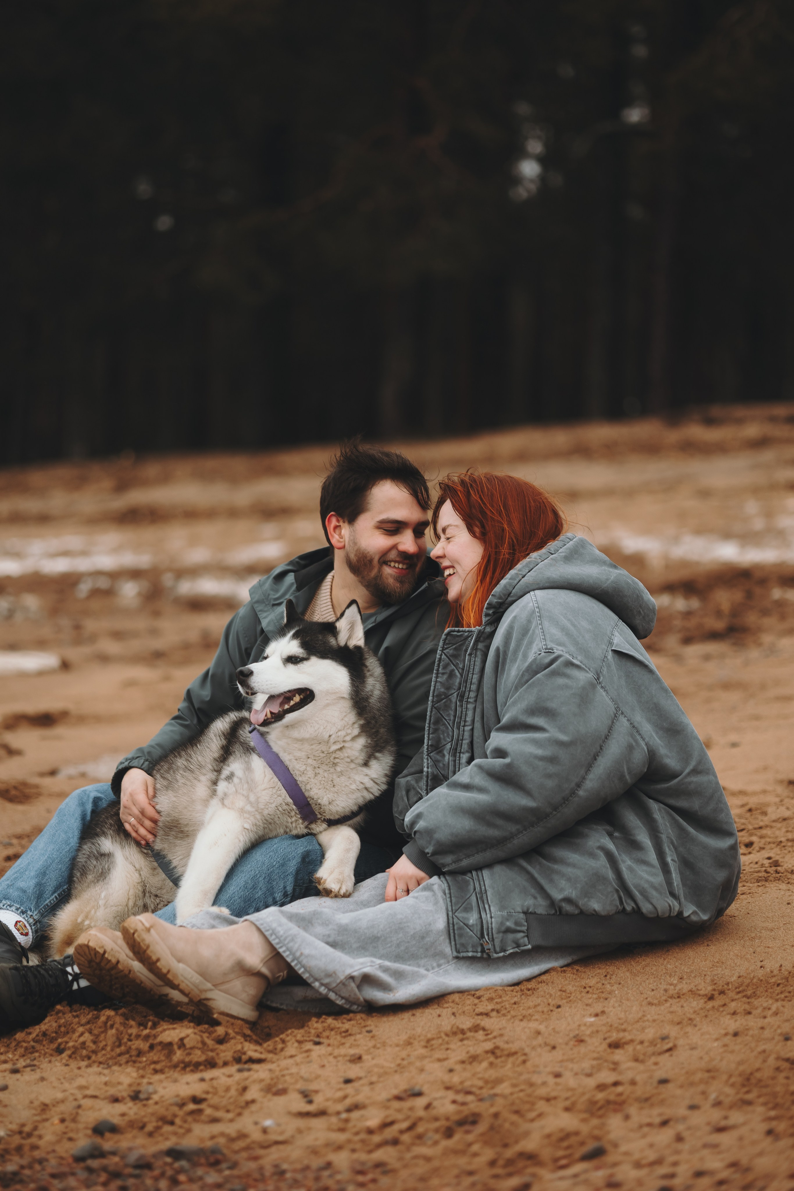 Катя, Илья и Эльза. Фотограф-анималист в Санкт-Петербурге Алина Яхонт