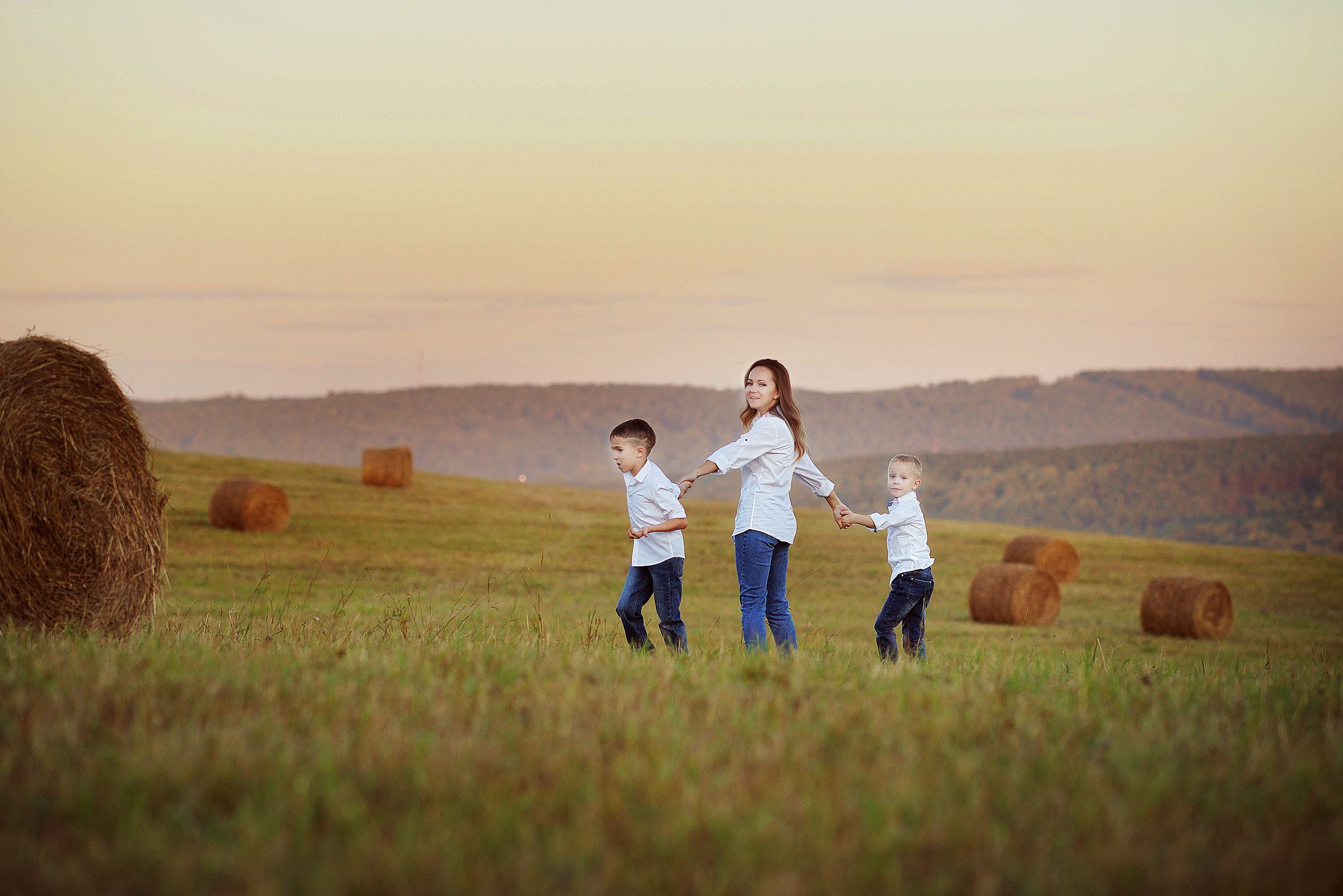 Семейная съёмка на природе. Семейный фотограф г. Новокузнецк Юлия Машникова