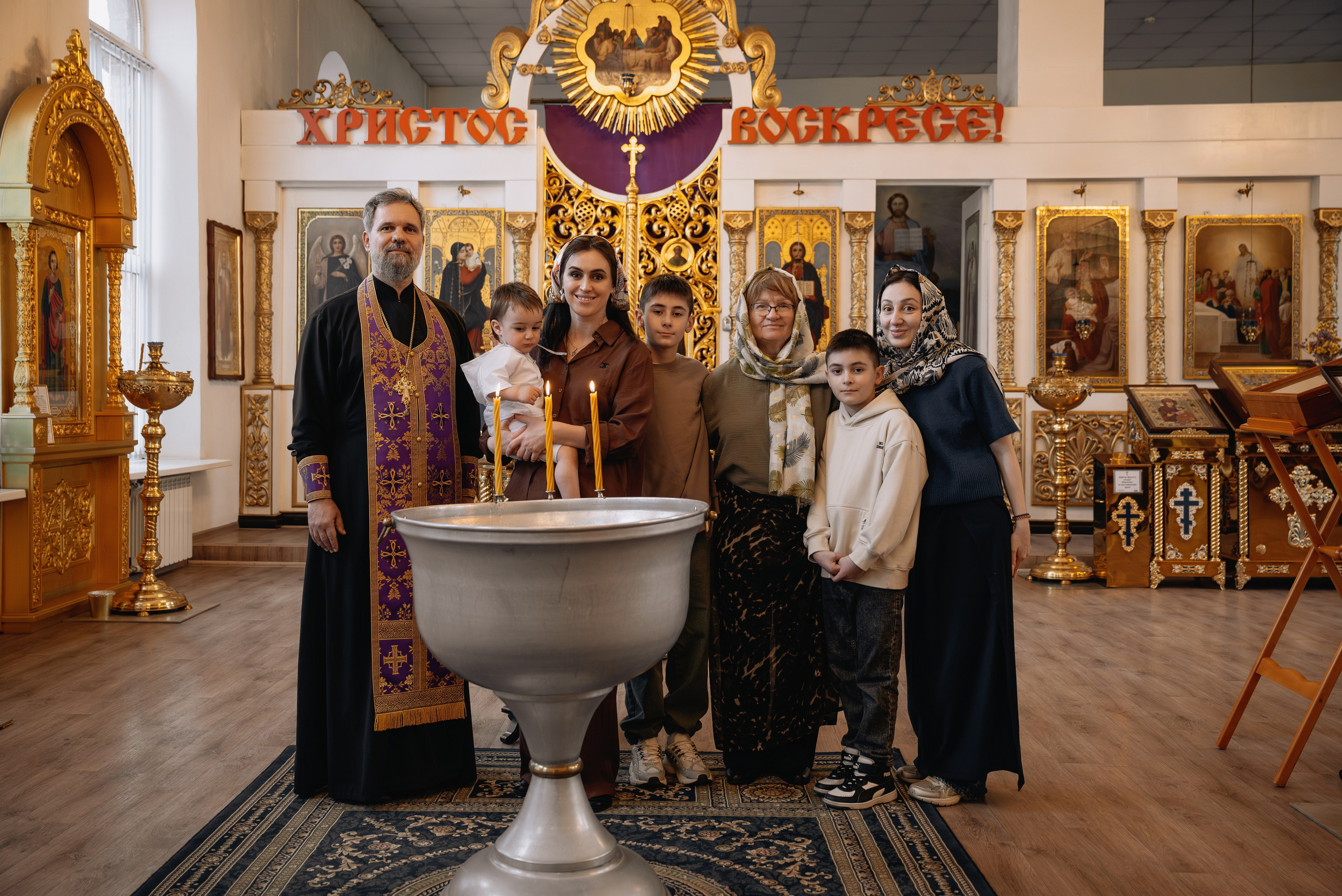 Крещение Лаврентия. Фотограф семейный мероприятия Краснодар Анапа Геленджик Новороссийск Поборежье