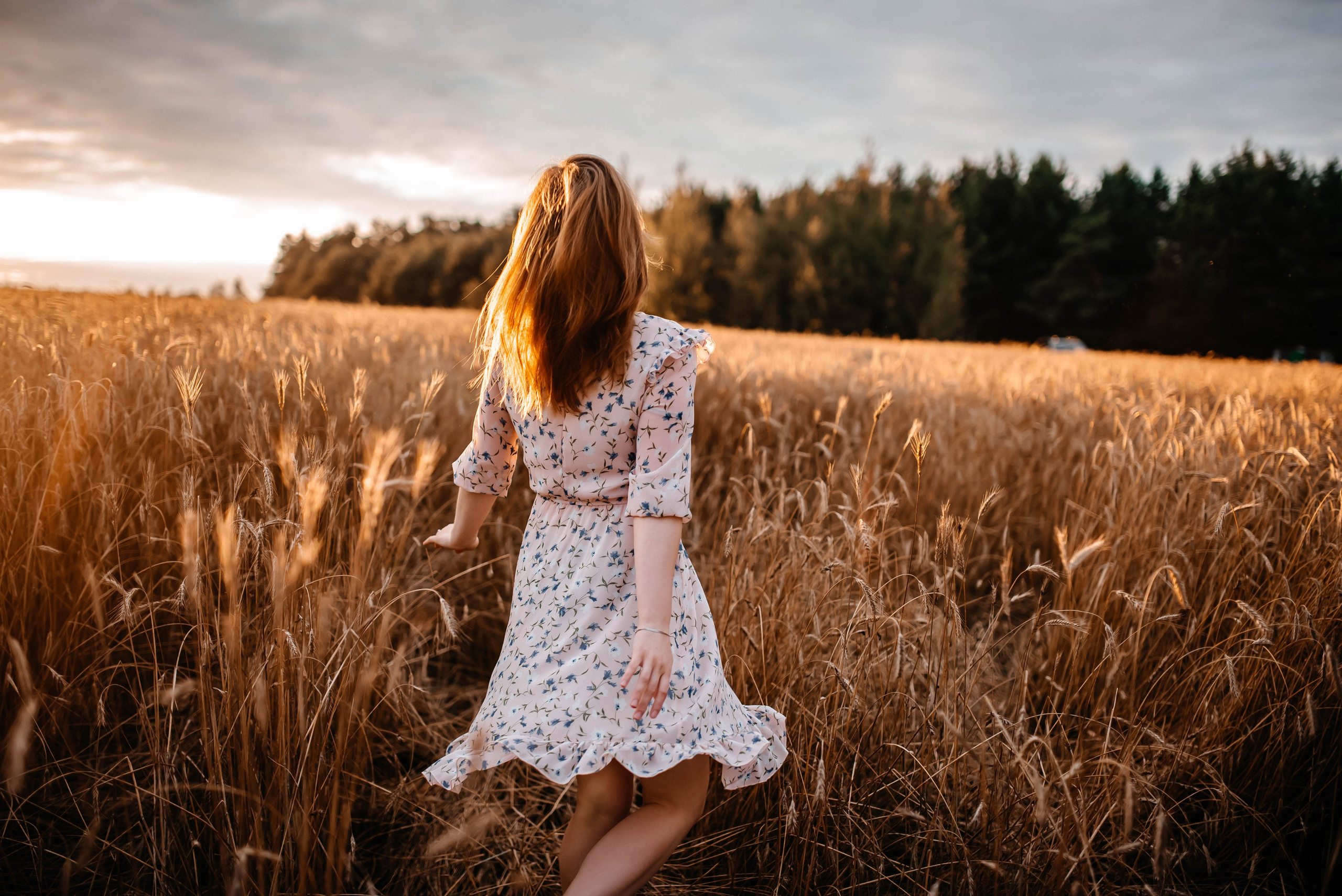 Маша, лето, закат. Главная