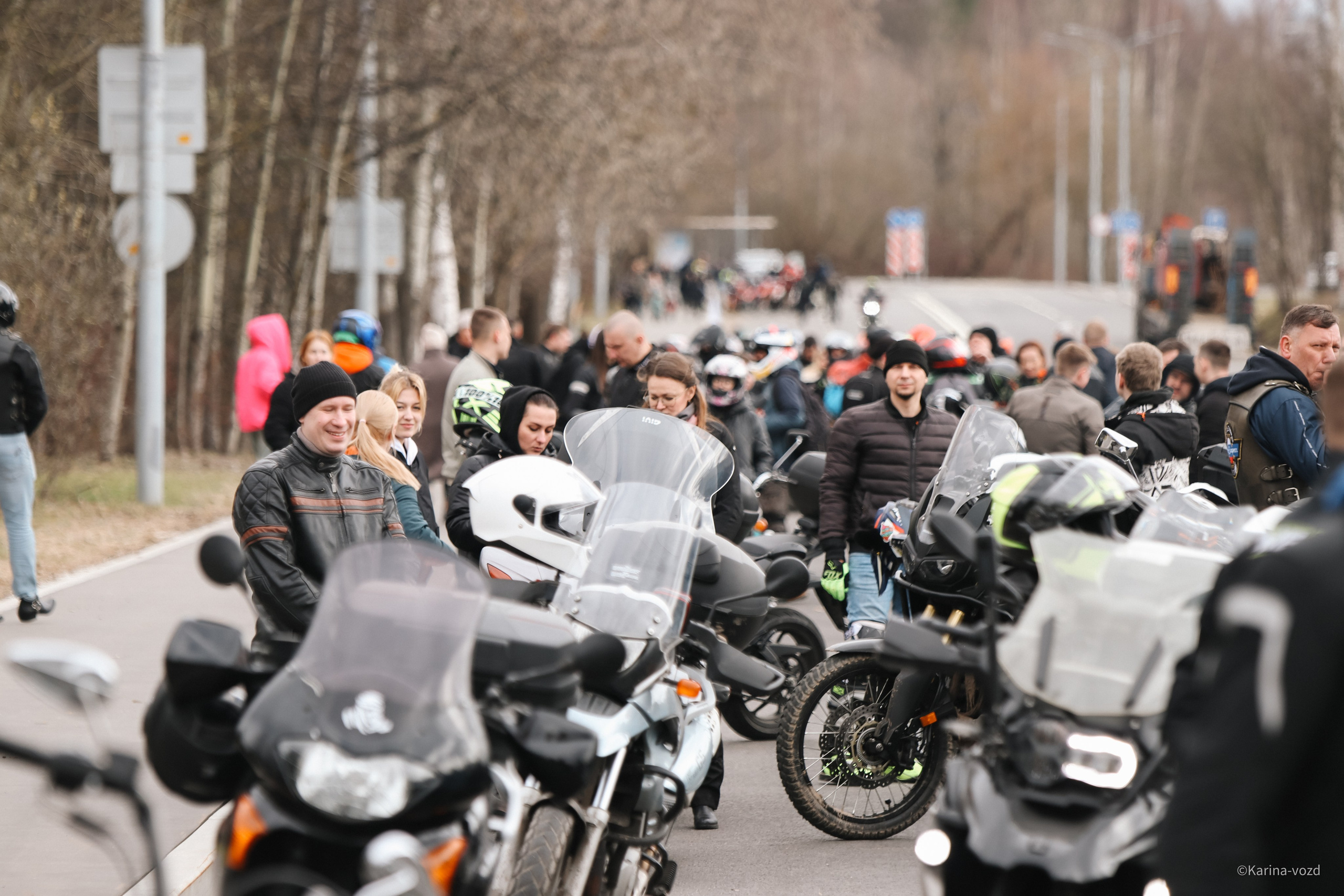 Открытие мотосезона 2025 Зеленоград. Репортажный фотограф в Москве и Зеленограде Karina-vozd