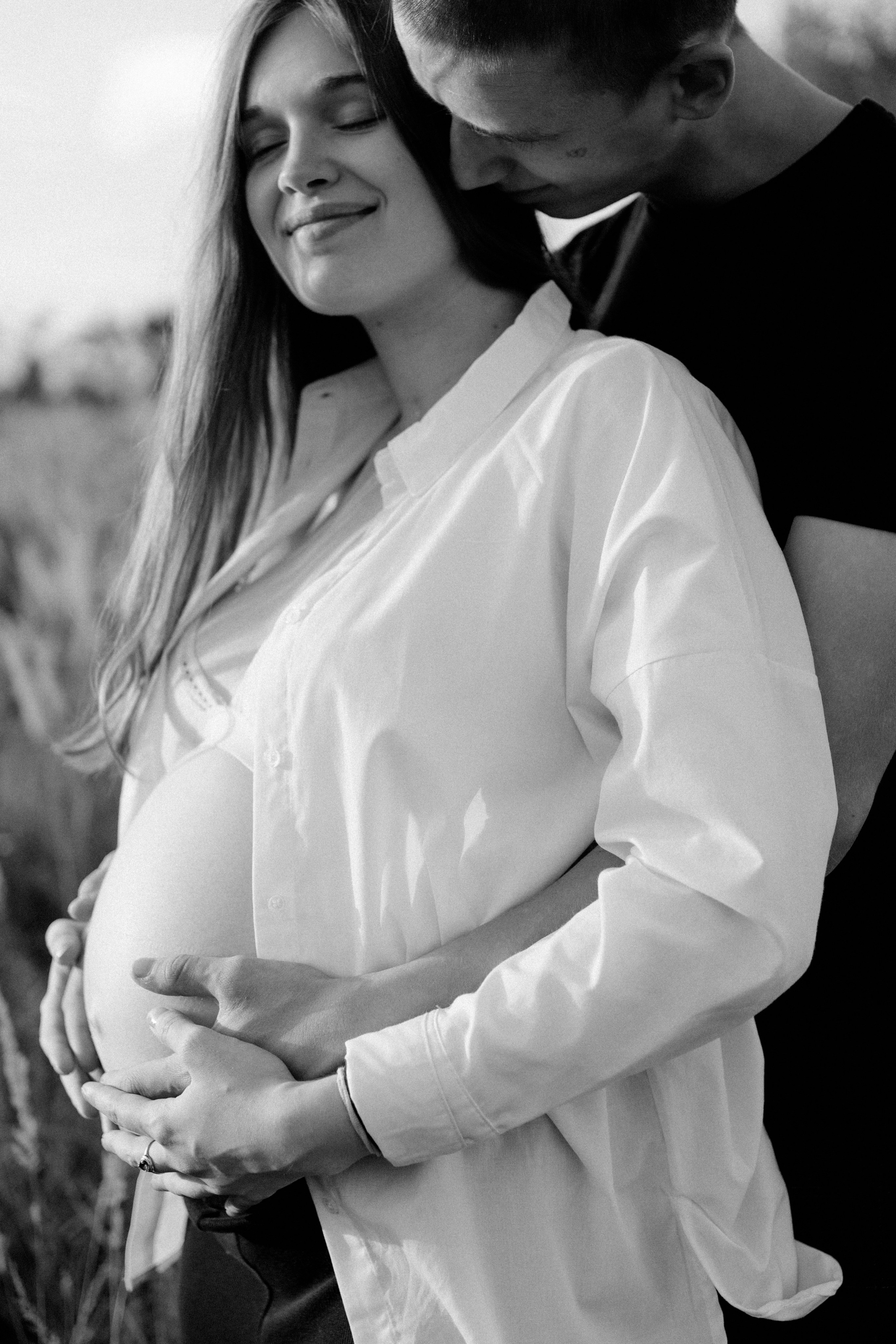 Фотосессия беременности на природе. Семейный фотограф в Москве и в Домодедово Екатерина Патракова