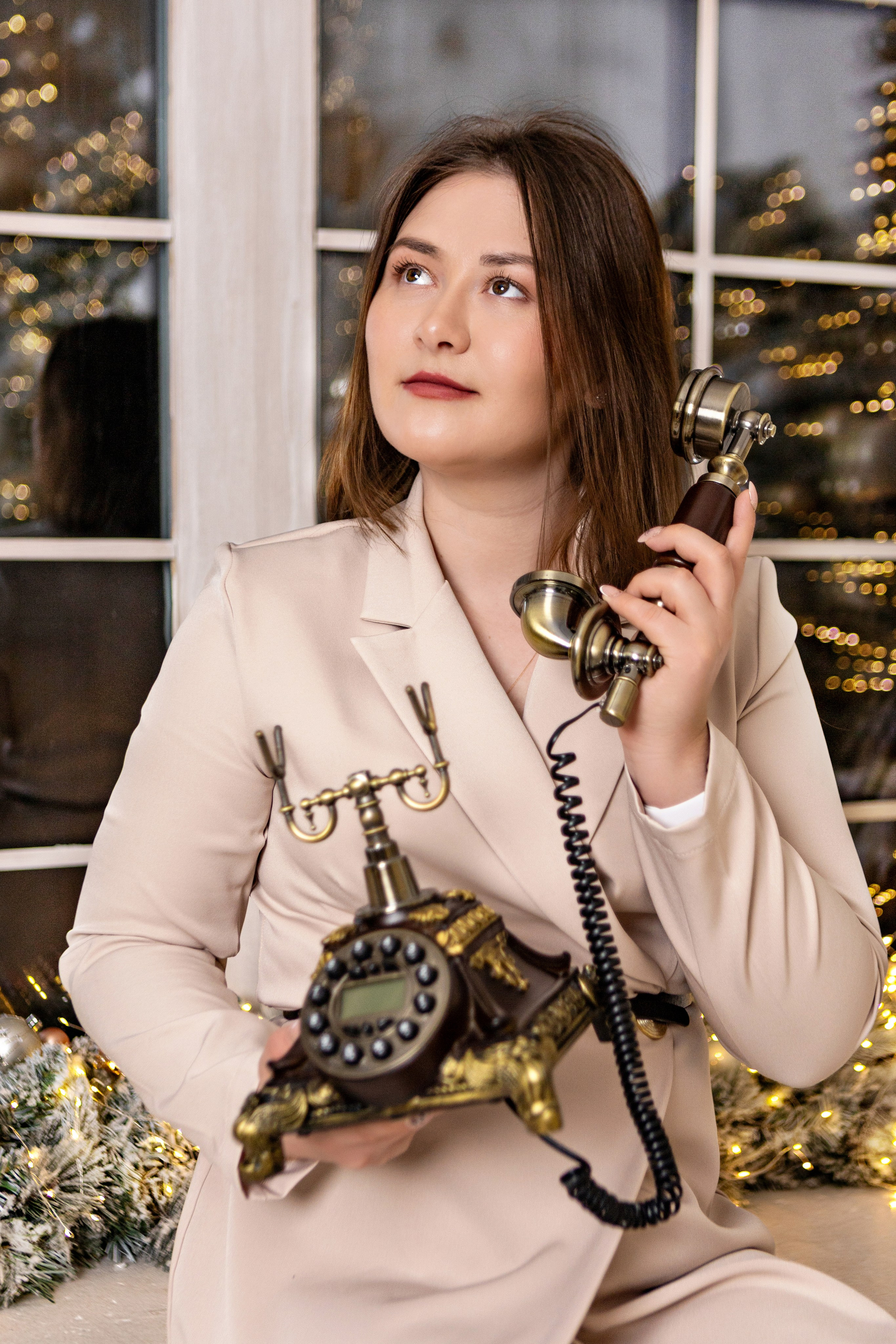 Новогодняя съёмка. Олеся Кунц. Фотограф