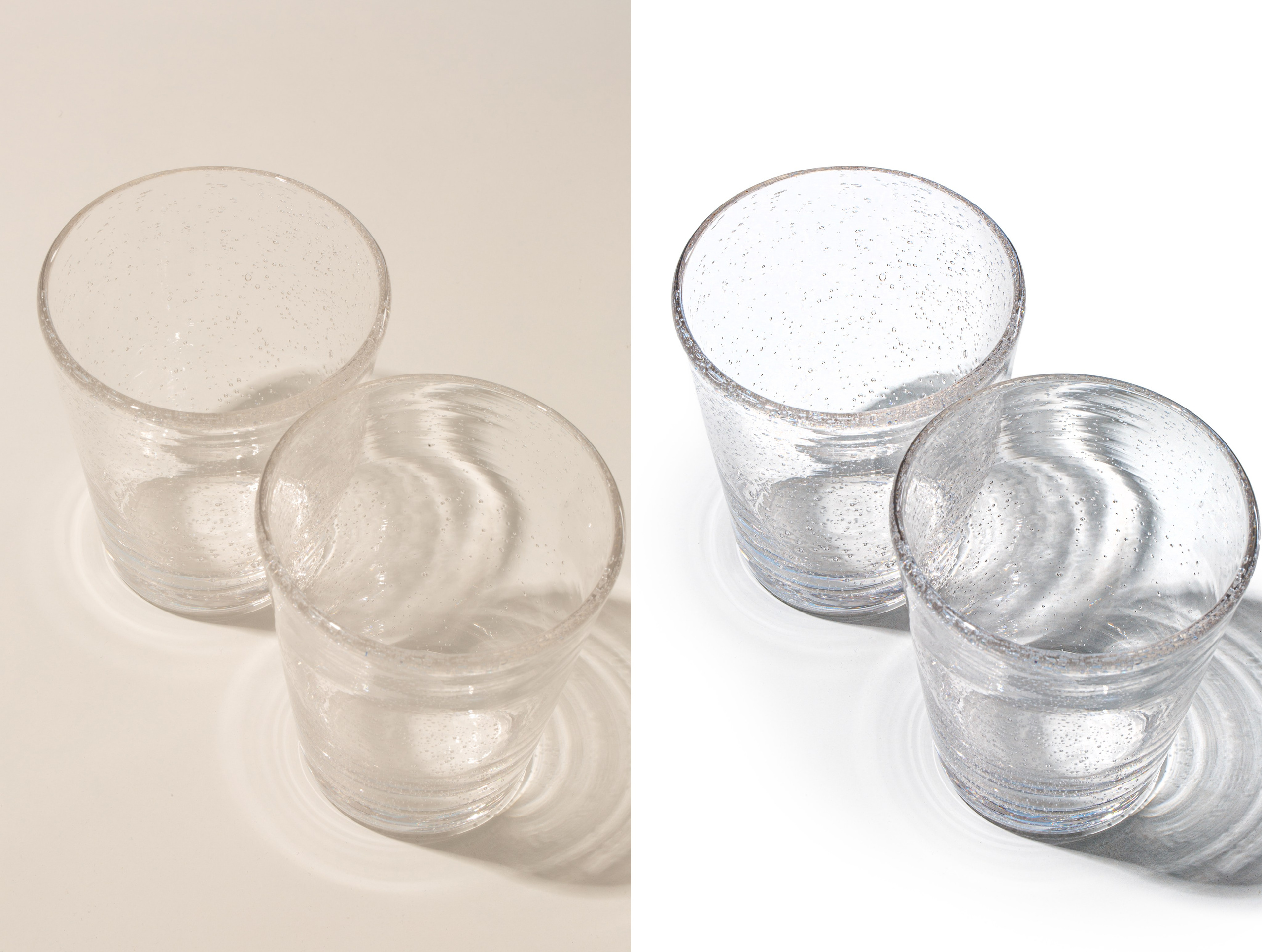 Ретушь фотографий стеклянной посуды | Студия SVITHART