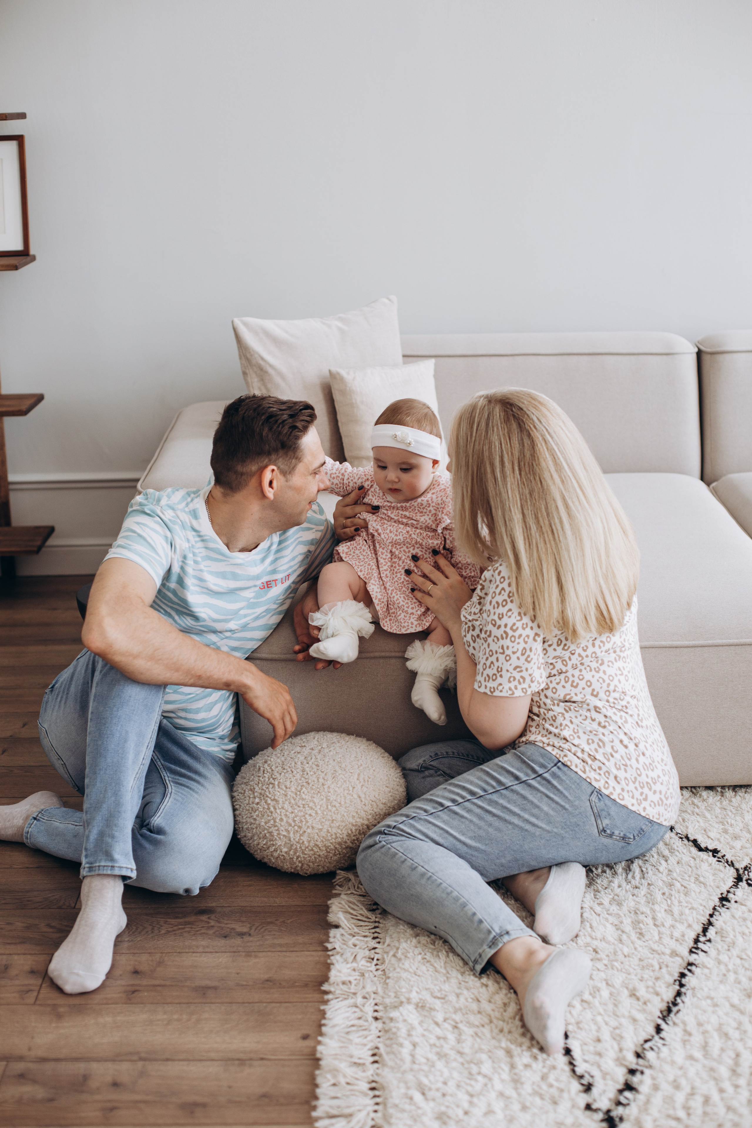 Оля с семьей. Фотограф Брянск