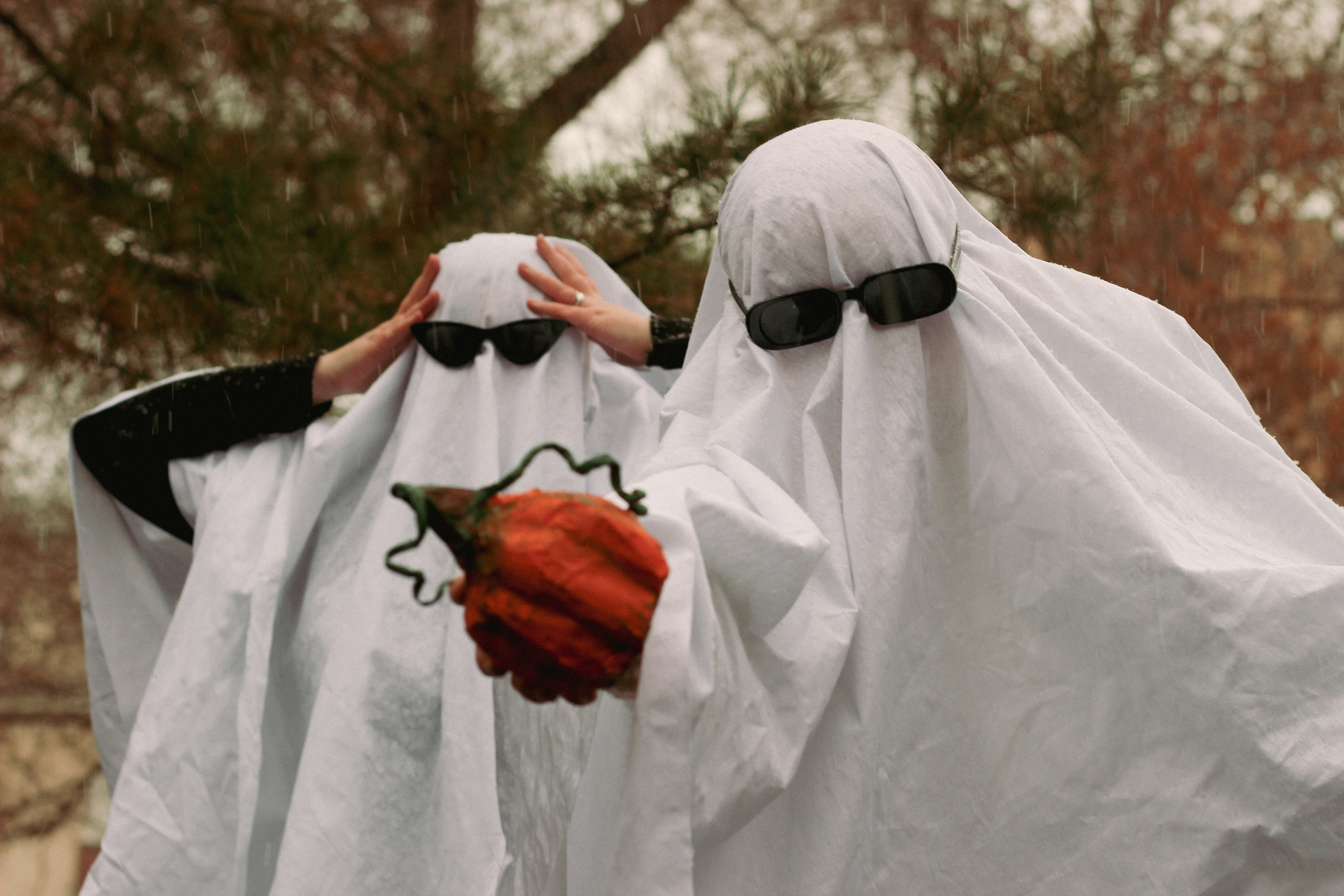 Милые привидения Алёна и Альбина. Фотограф Красноярск