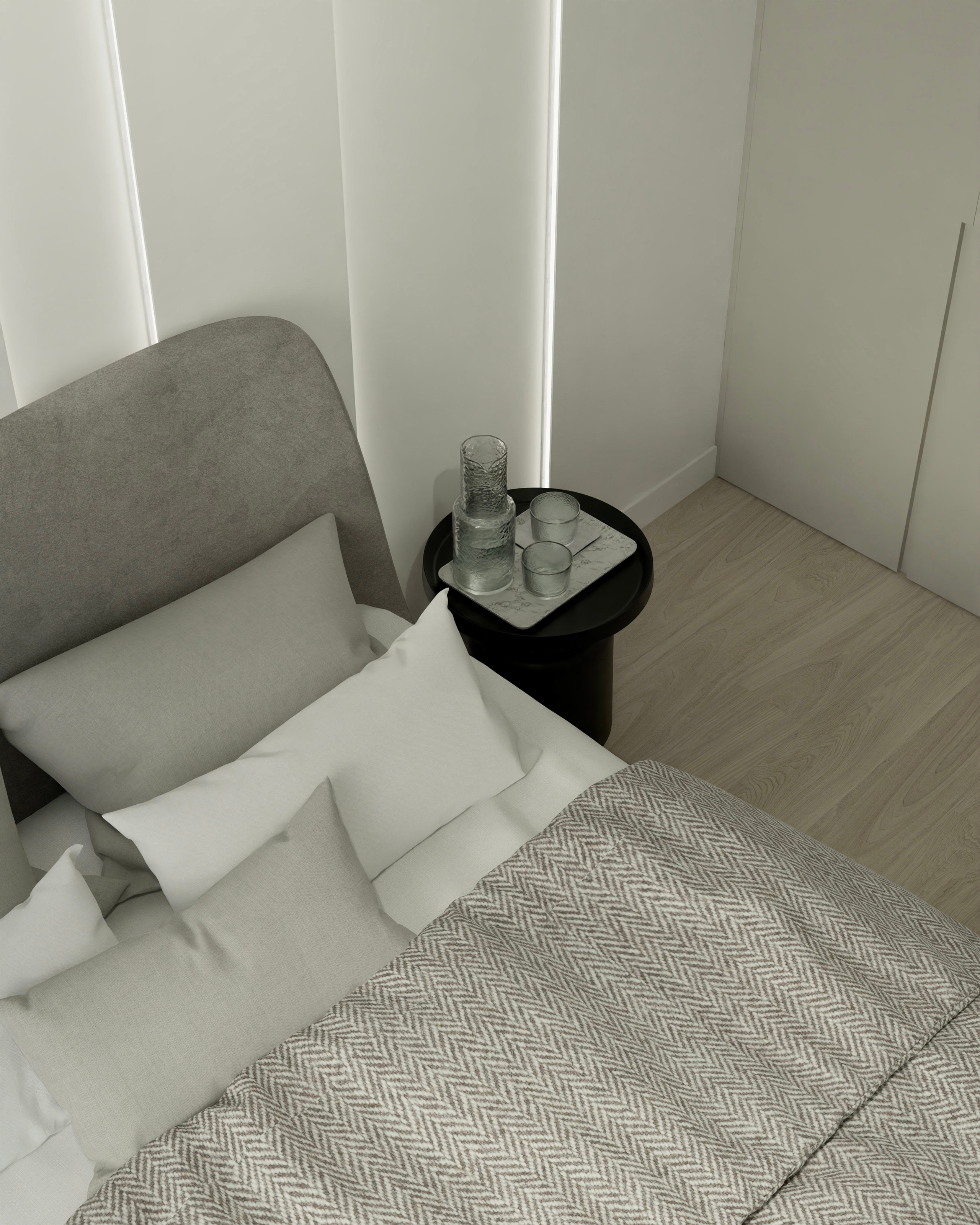 Однокомнатная квартира — 38 м². DMDesign — студия дизайна интерьеров