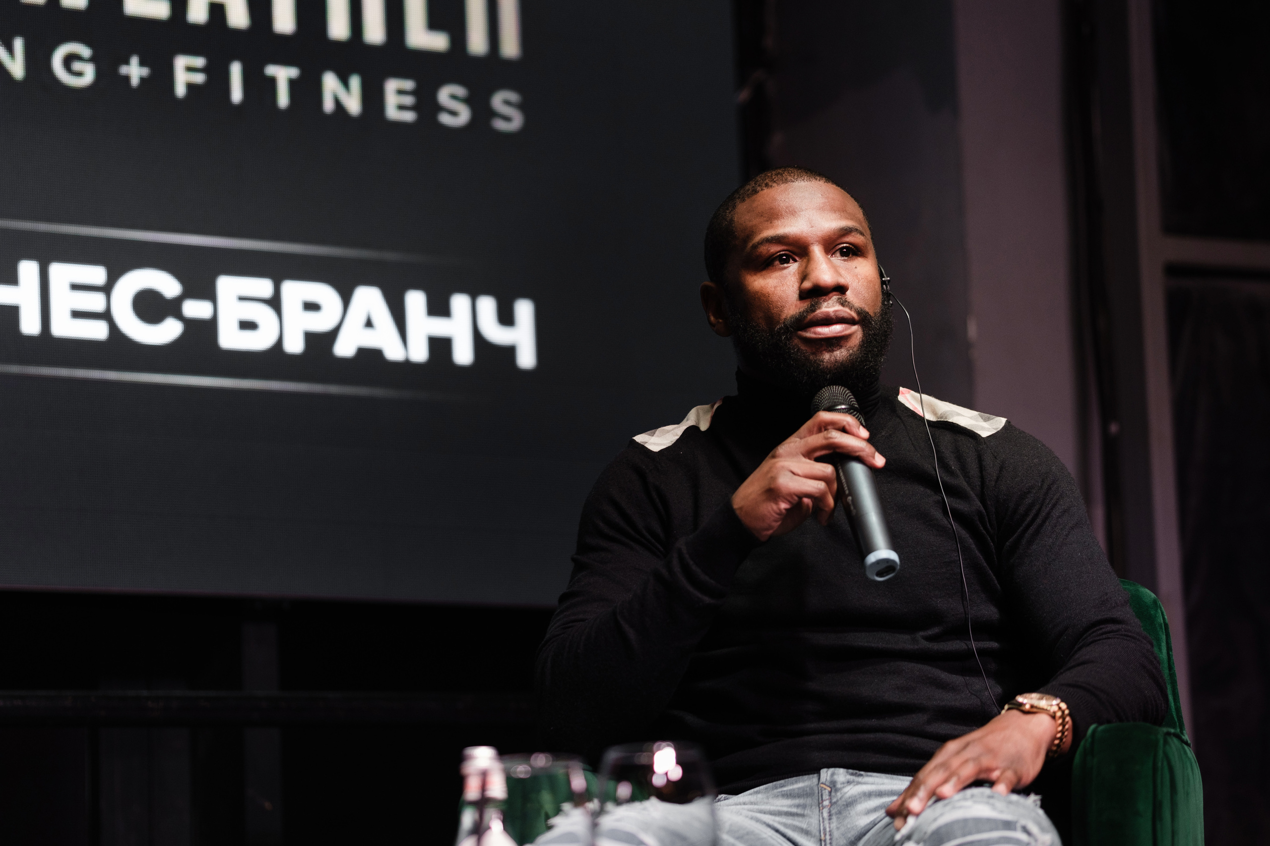 Флойд Мейвезер конференция и открытие зала бокса в Москве. Свадебные фотосессии в Москве. Фотограф Сергей Ржевский