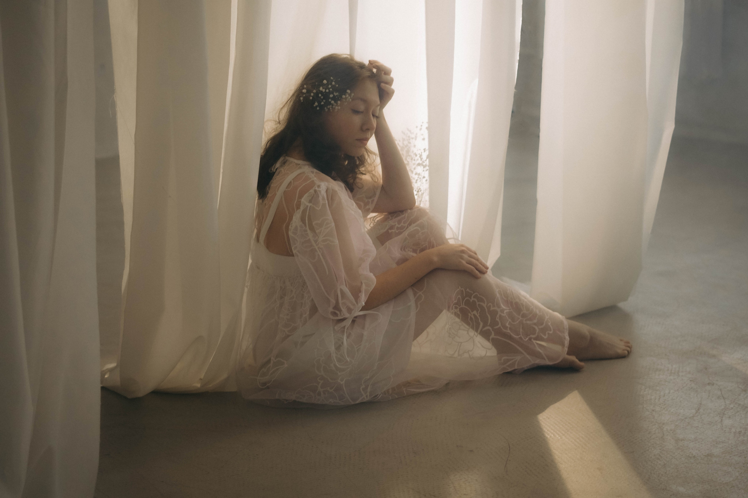 Анастасия. Фотосессия в студии. Портретный фотограф Дарья Бахматова | Нижний Новгород