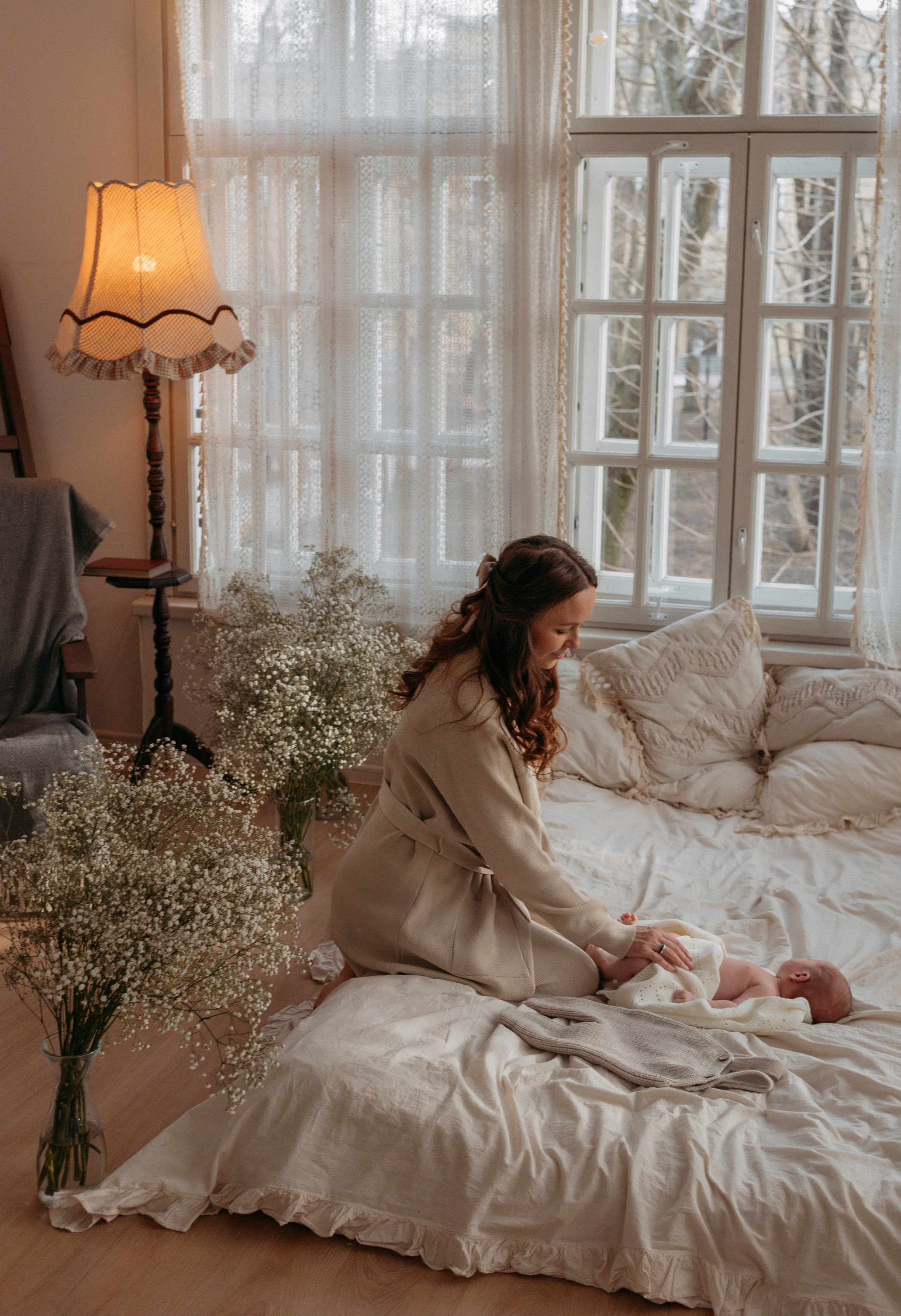 Мама и малышка (Balcone Studio). Фотограф в Санкт-Петербурге Гарипова Валерия