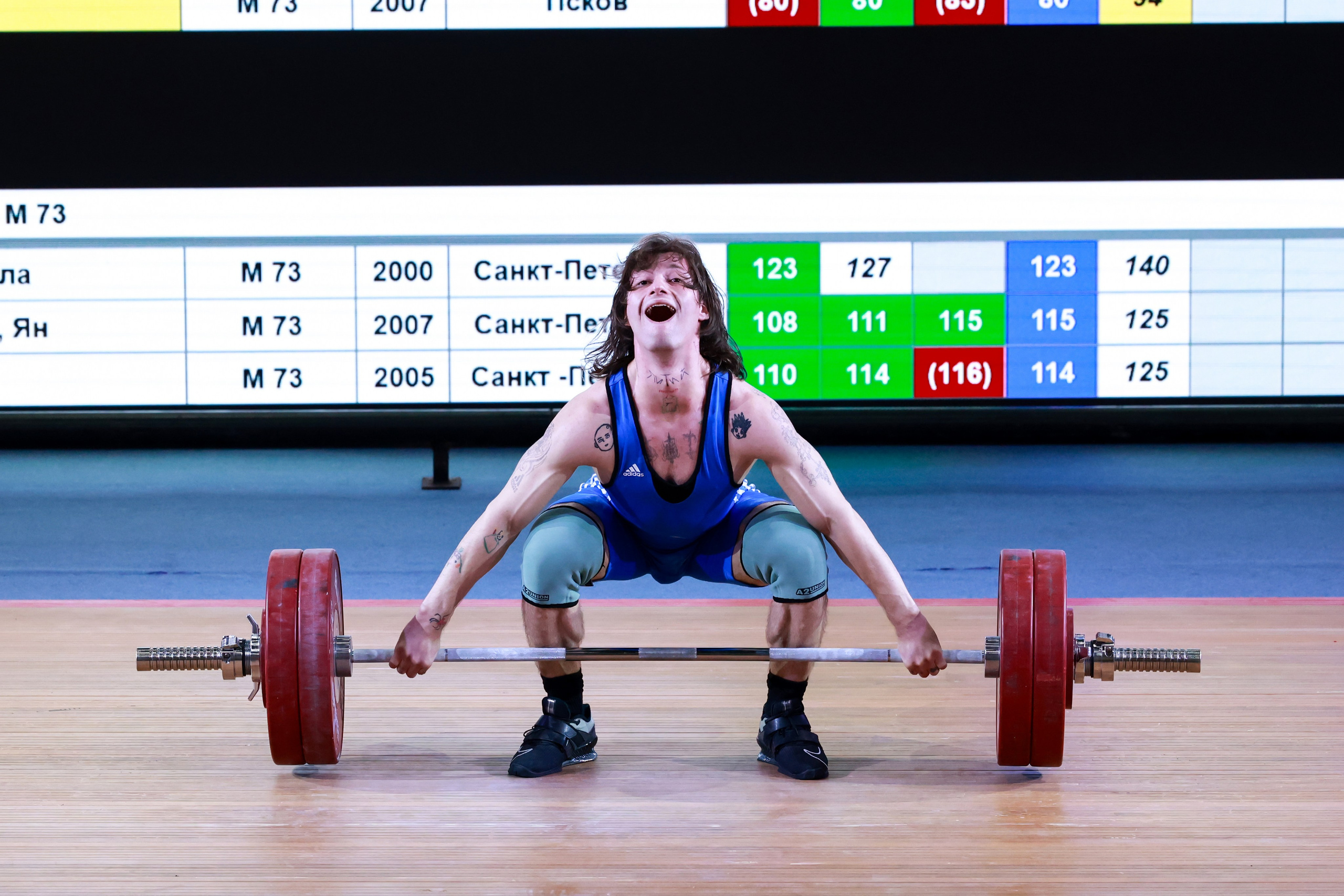 Всероссийские соревнования по тяжелой атлетике памяти В. Ф. Краевского 20.11.2024. Спортивный и репортажный фотограф Антон Тереханов