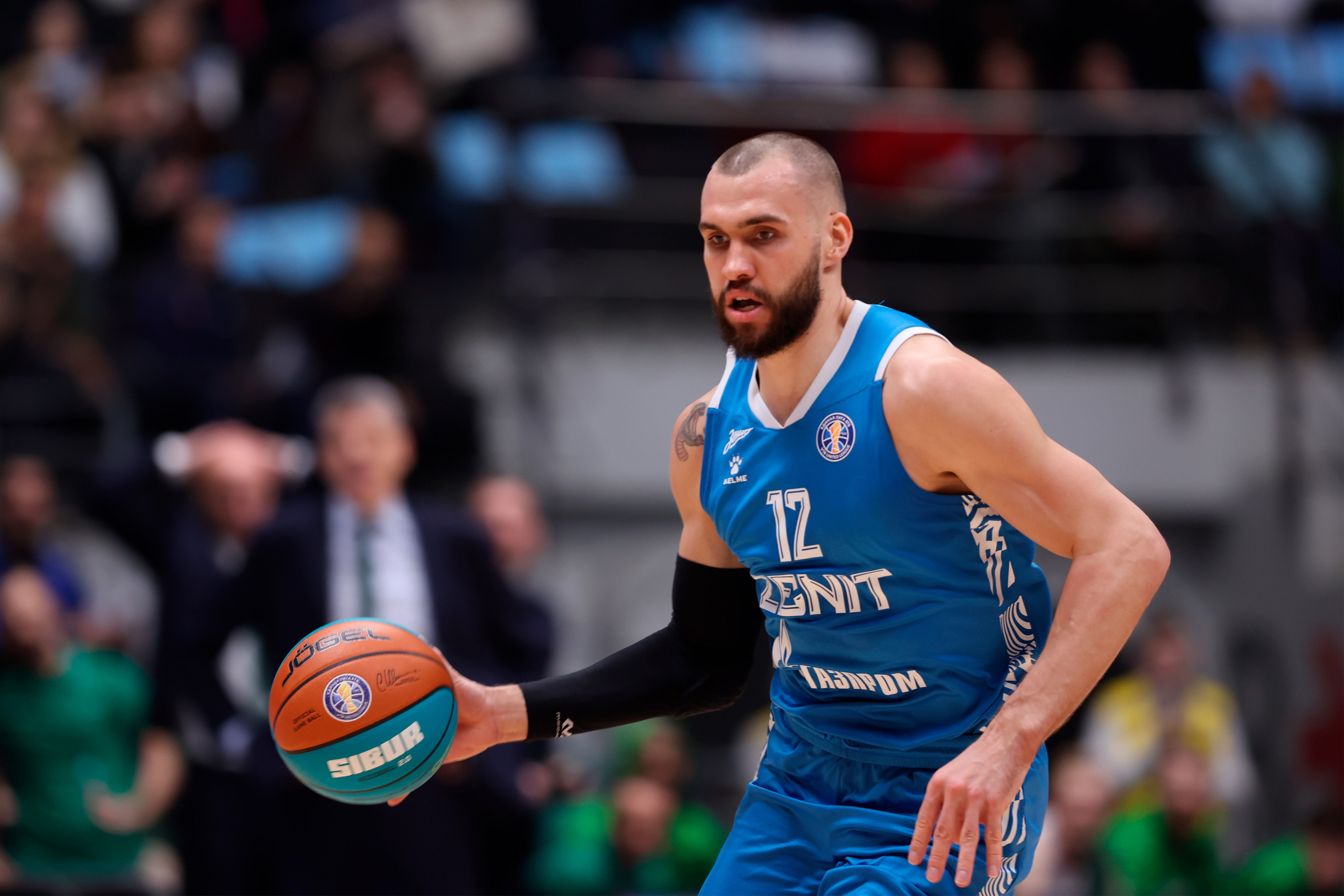 БК Зенит — БК Уникс 13.02.2025. Спортивный и репортажный фотограф Антон Тереханов