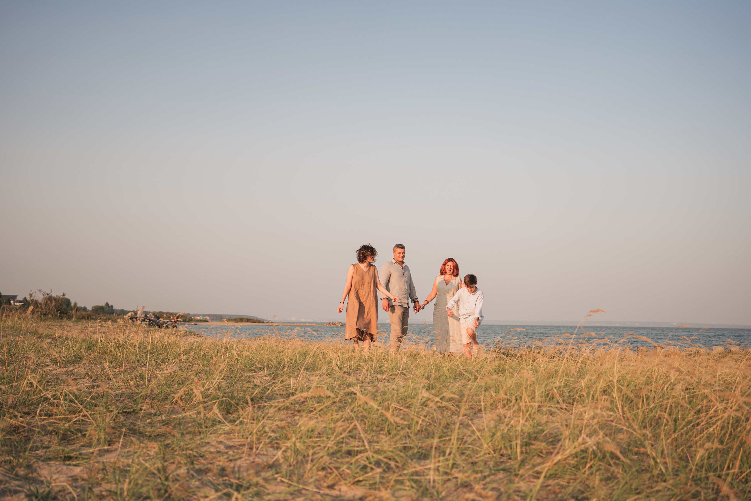 Семейная фотосессия на море. Семейный фотограф, фотосессия беременности в Новосибирске Кристина Киб