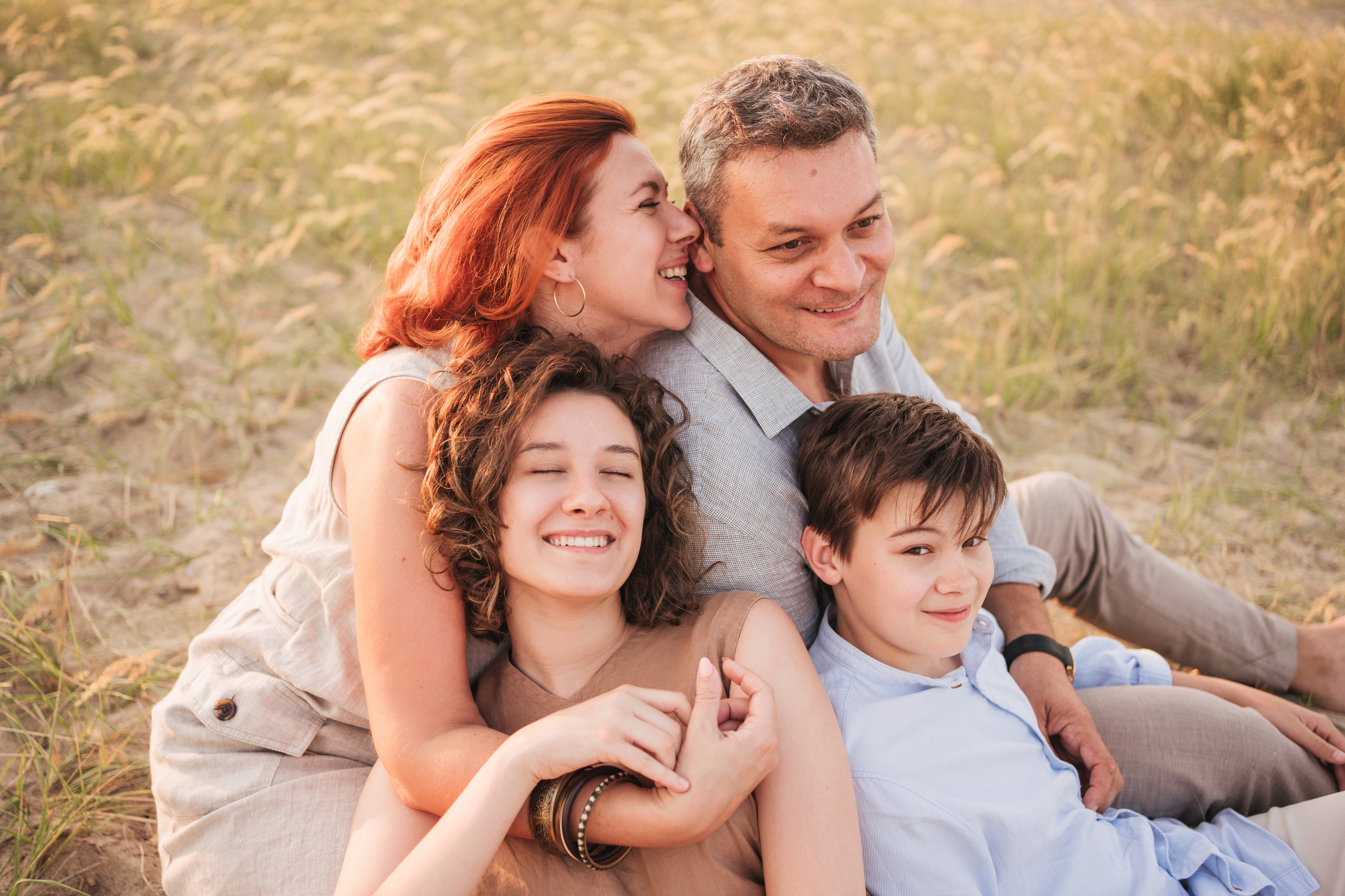 Семейная фотосессия на море. Семейный фотограф, фотосессия беременности в Новосибирске Кристина Киб