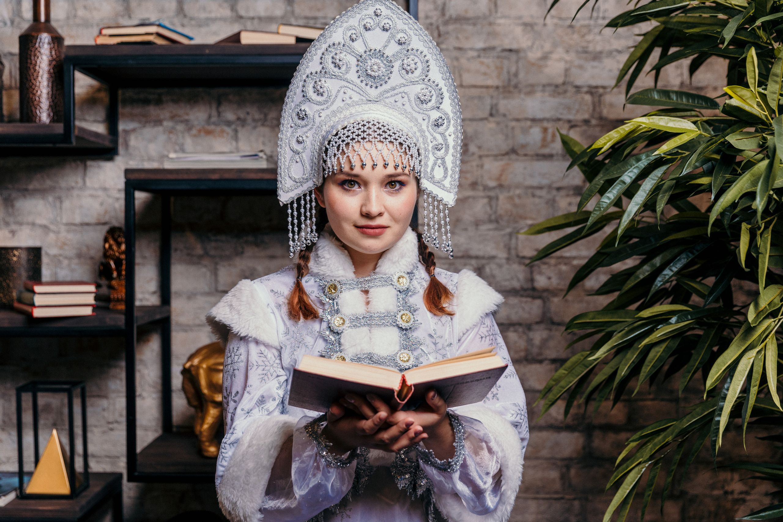 Дед Мороз и Снегурочка. Фотограф Никита Комаров