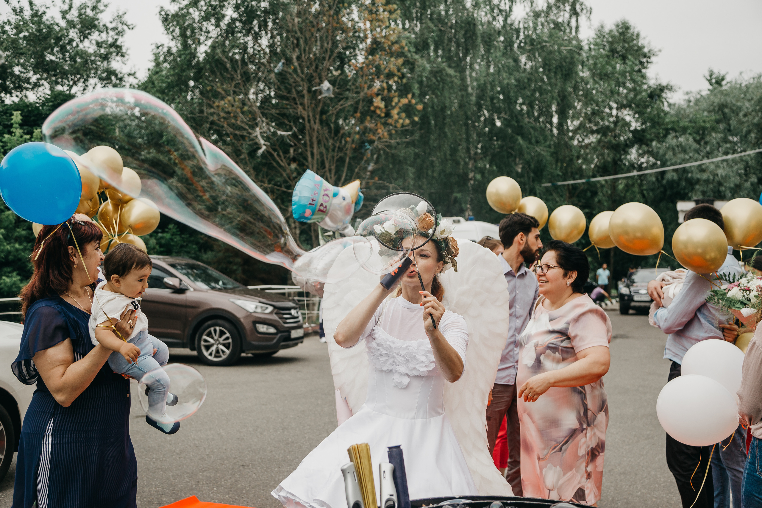 Выписка из роддома. Фотограф Никита Комаров