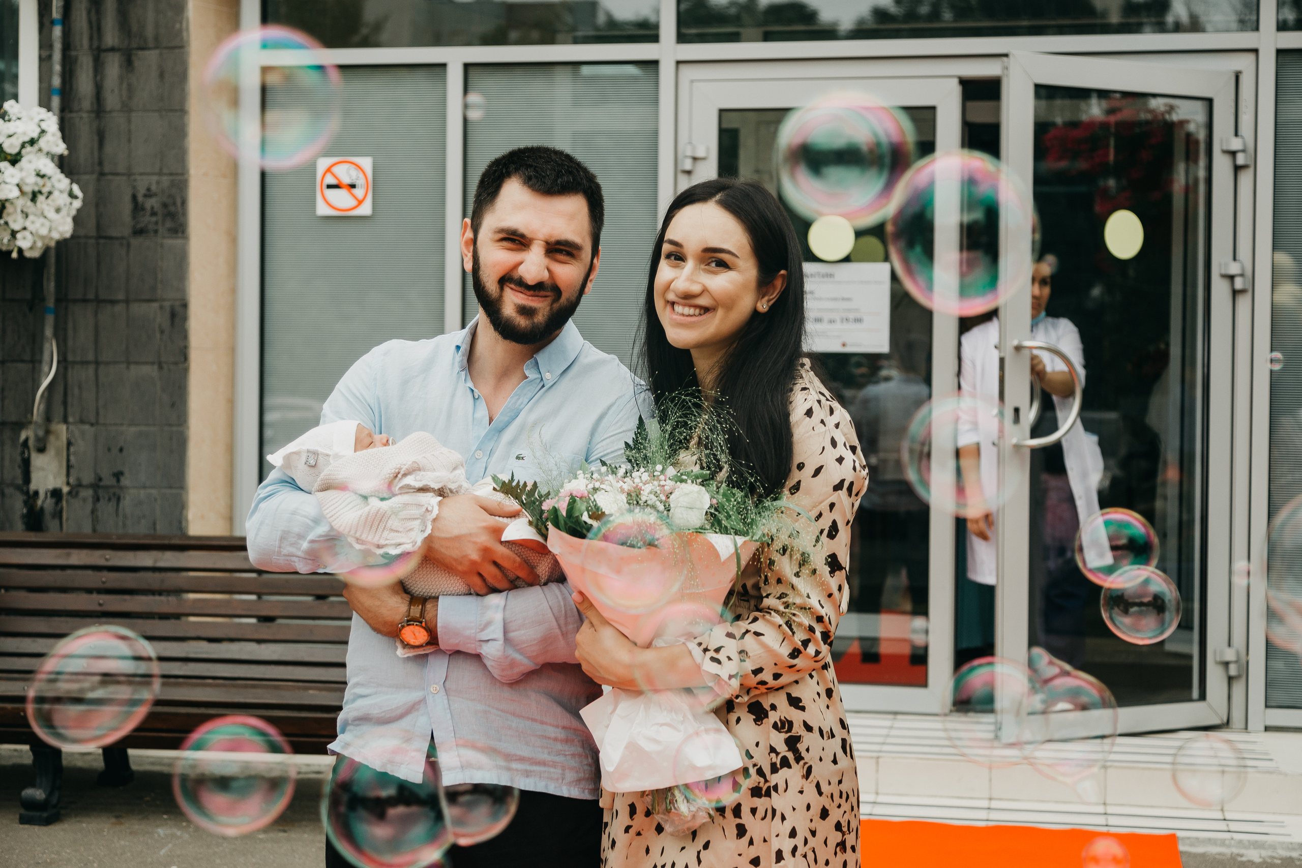 Выписка из роддома. Фотограф Никита Комаров