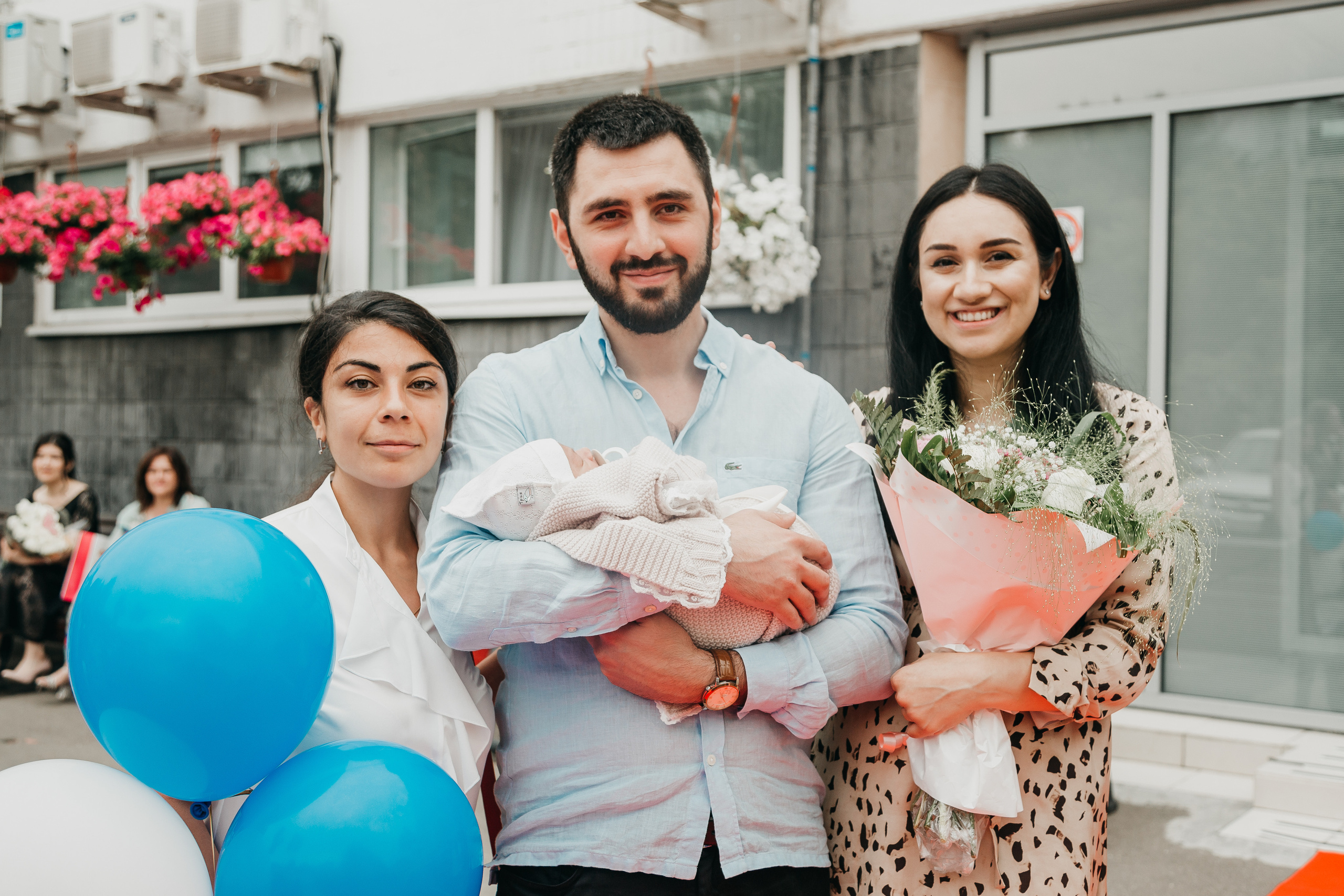 Выписка из роддома. Фотограф Никита Комаров