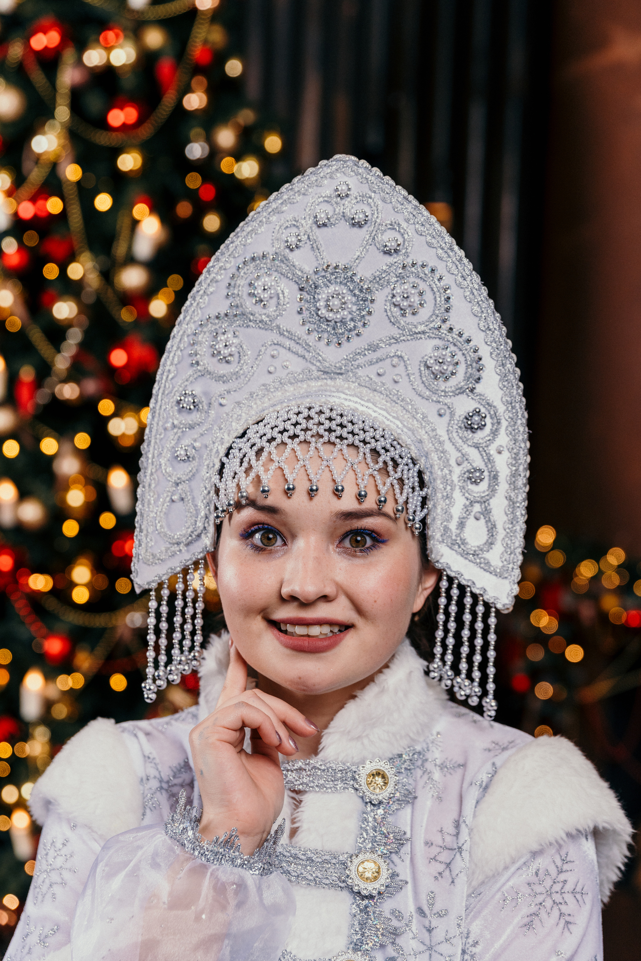 Дед Мороз и Снегурочка. Фотограф Никита Комаров