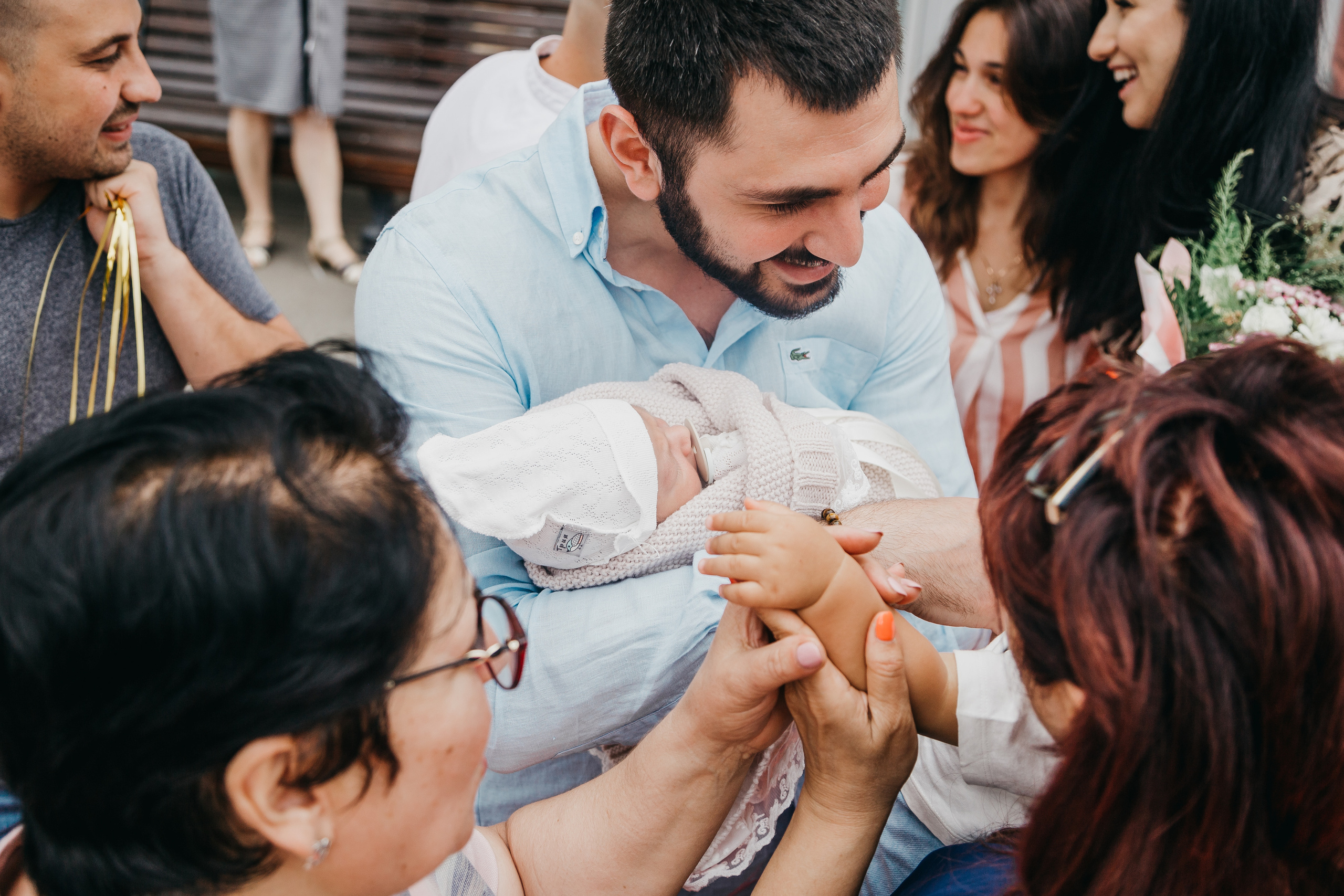 Выписка из роддома. Фотограф Никита Комаров
