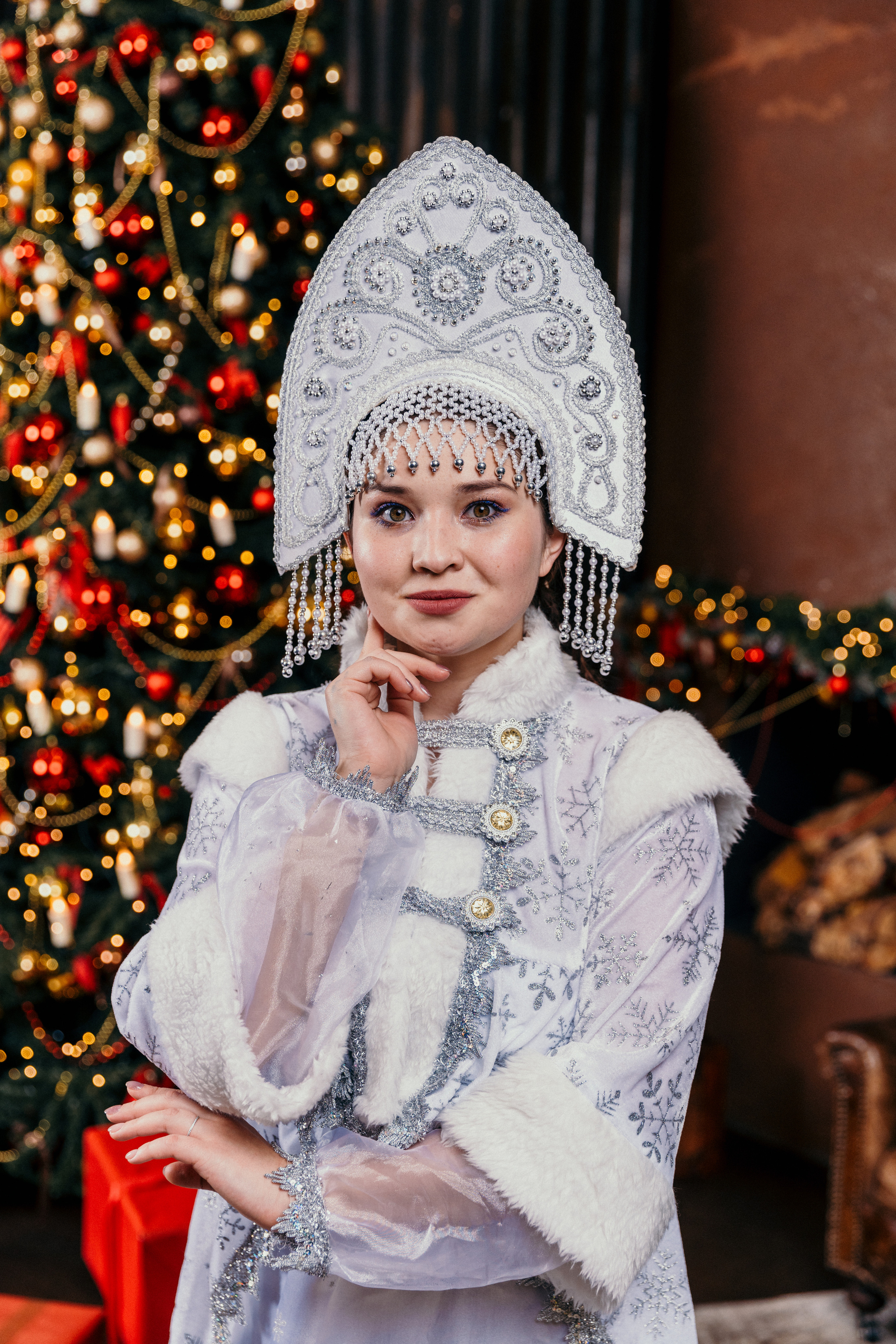 Дед Мороз и Снегурочка. Фотограф Никита Комаров