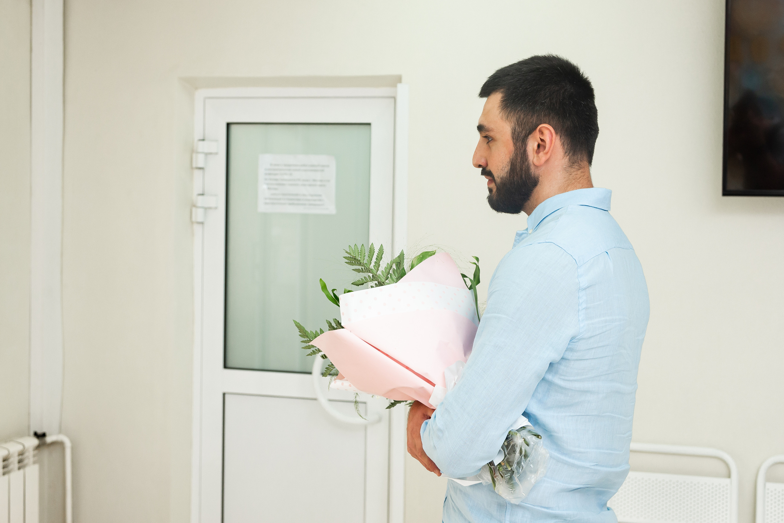 Выписка из роддома. Фотограф Никита Комаров