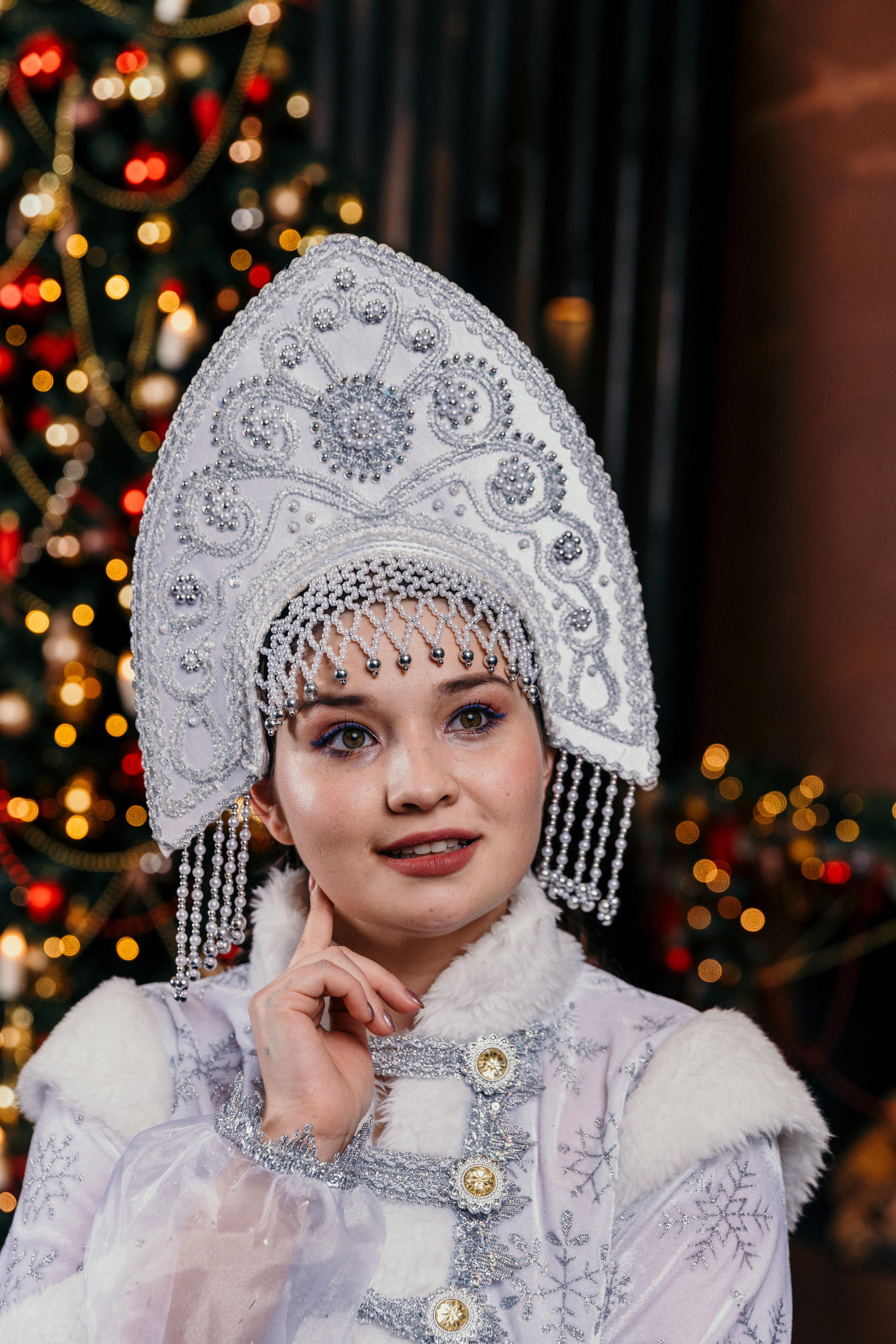 Дед Мороз и Снегурочка. Фотограф Никита Комаров