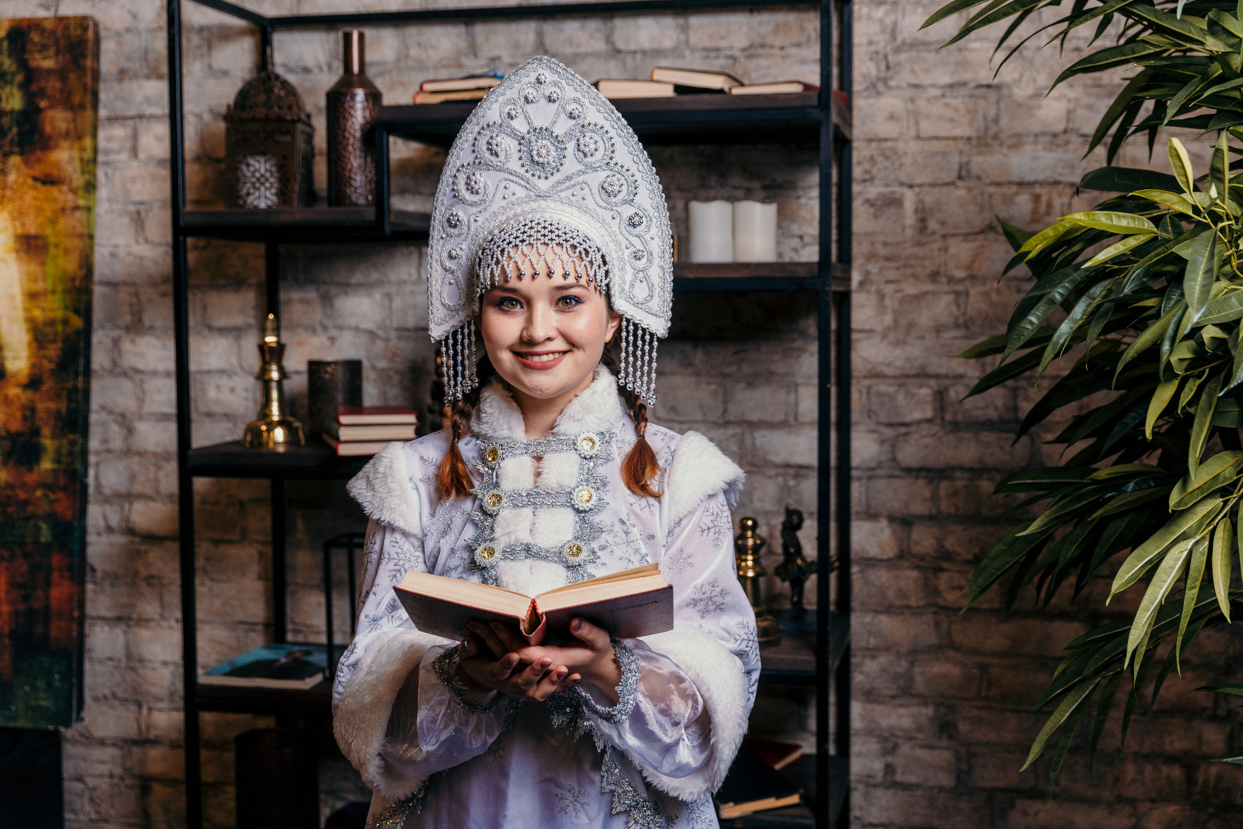 Дед Мороз и Снегурочка. Фотограф Никита Комаров