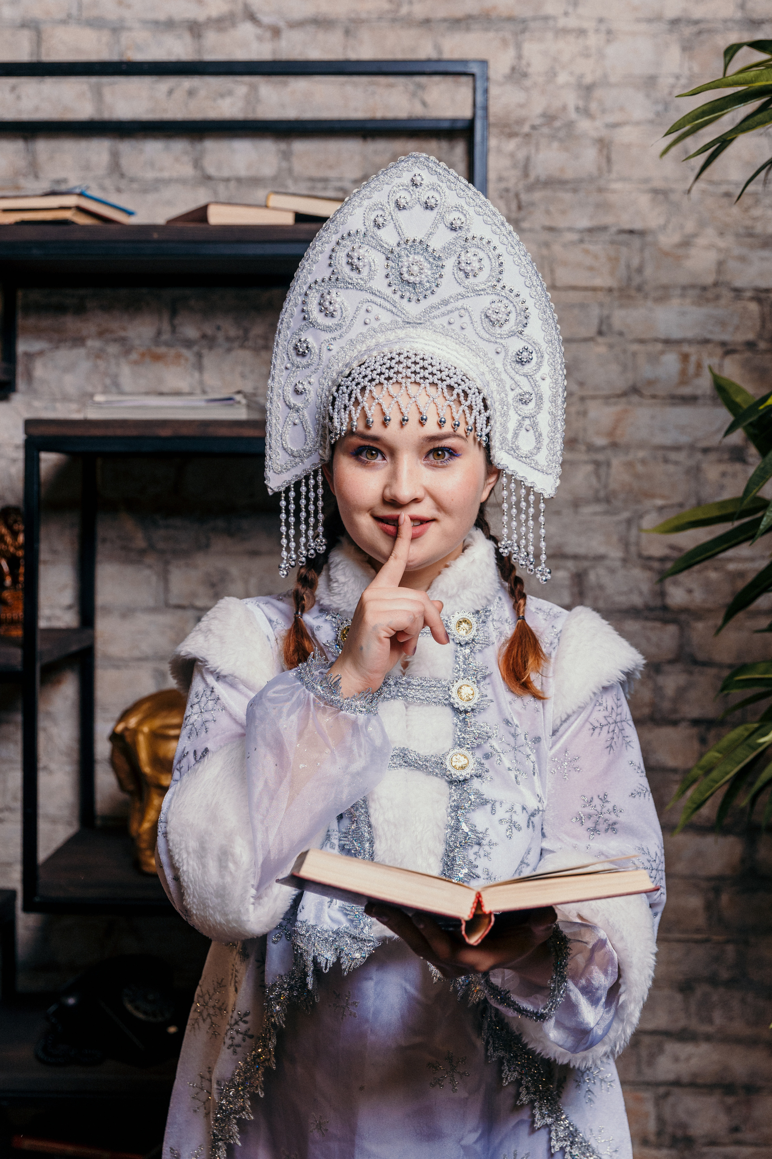 Дед Мороз и Снегурочка. Фотограф Никита Комаров