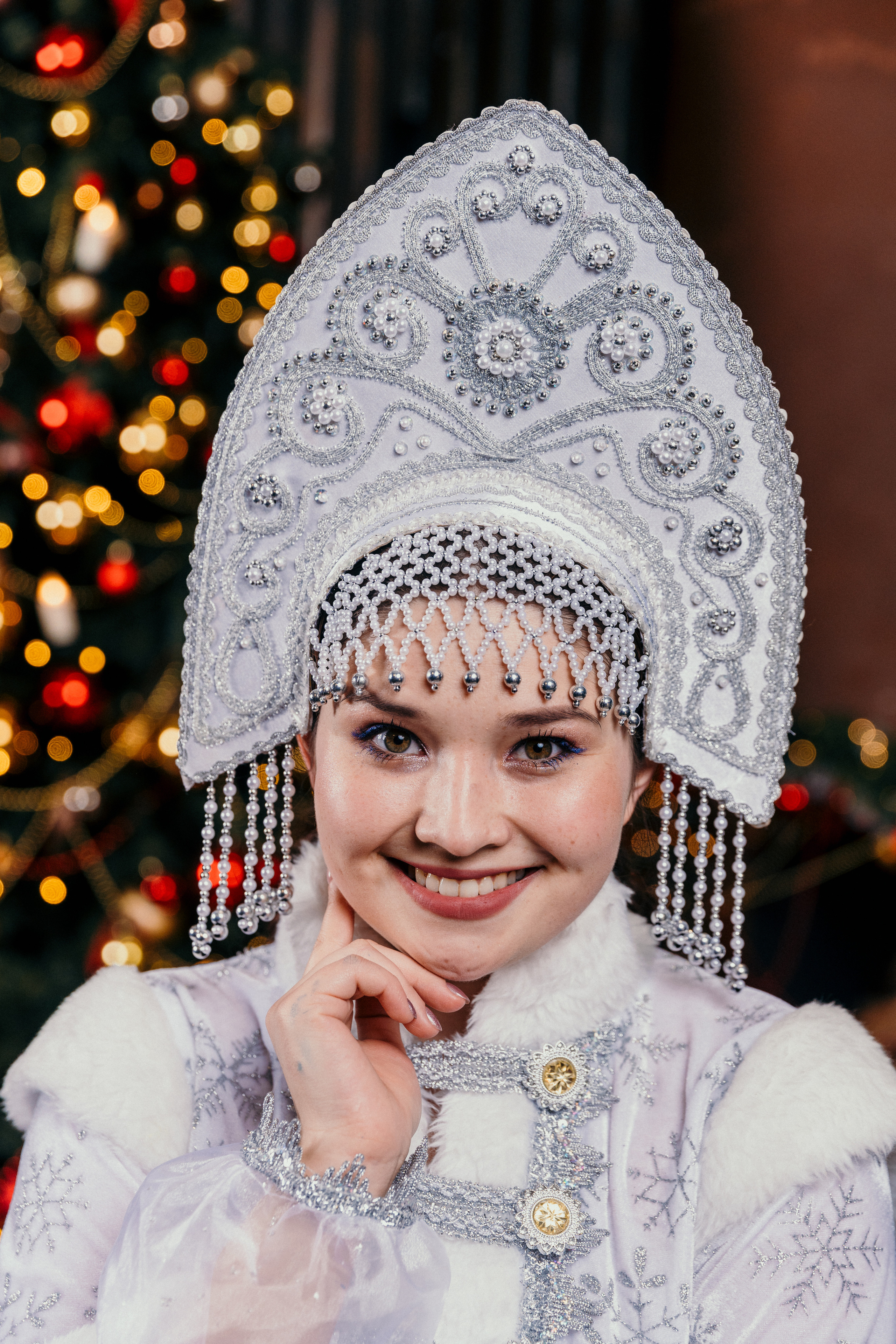 Дед Мороз и Снегурочка. Фотограф Никита Комаров