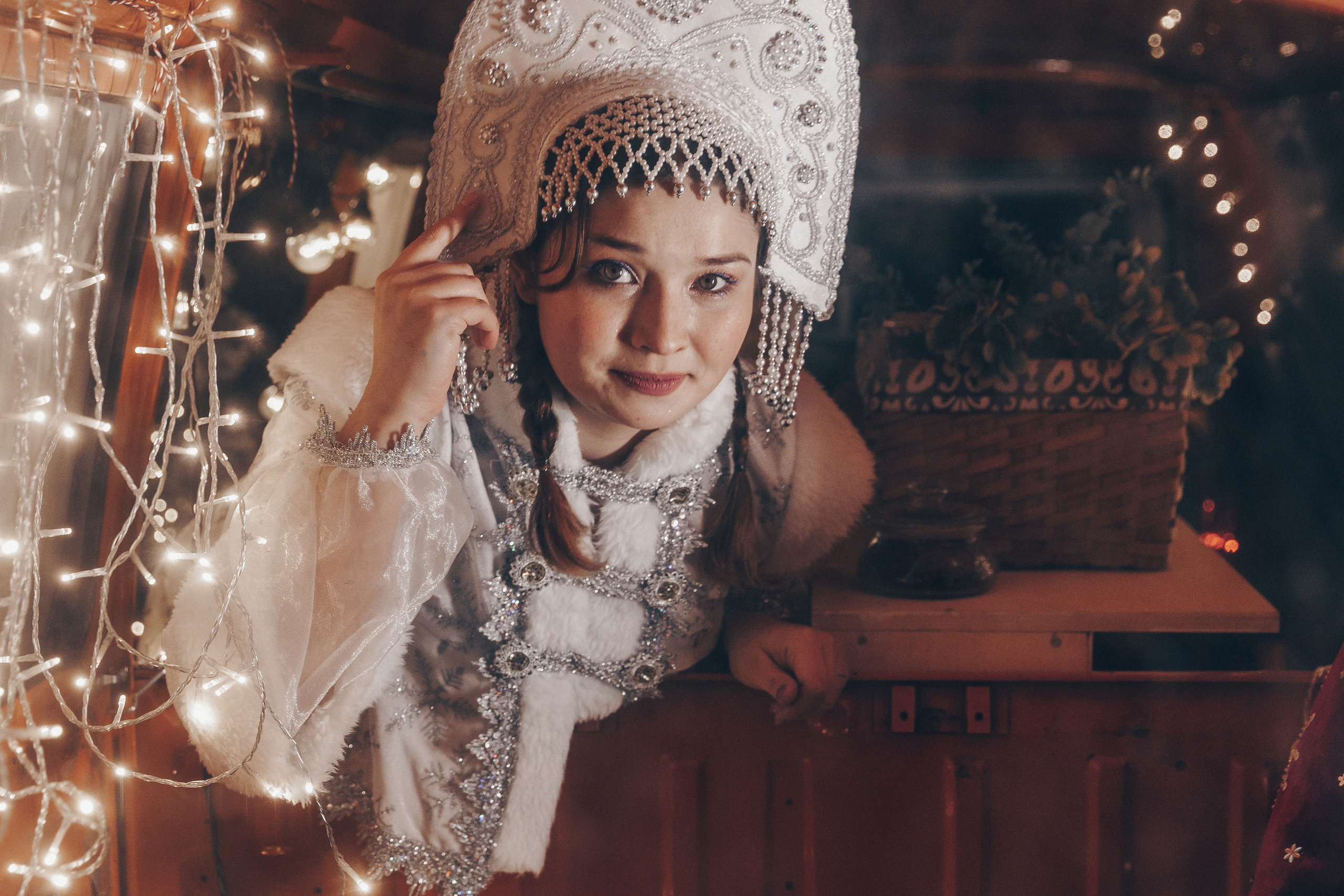 Дед Мороз и Снегурочка. Фотограф Никита Комаров