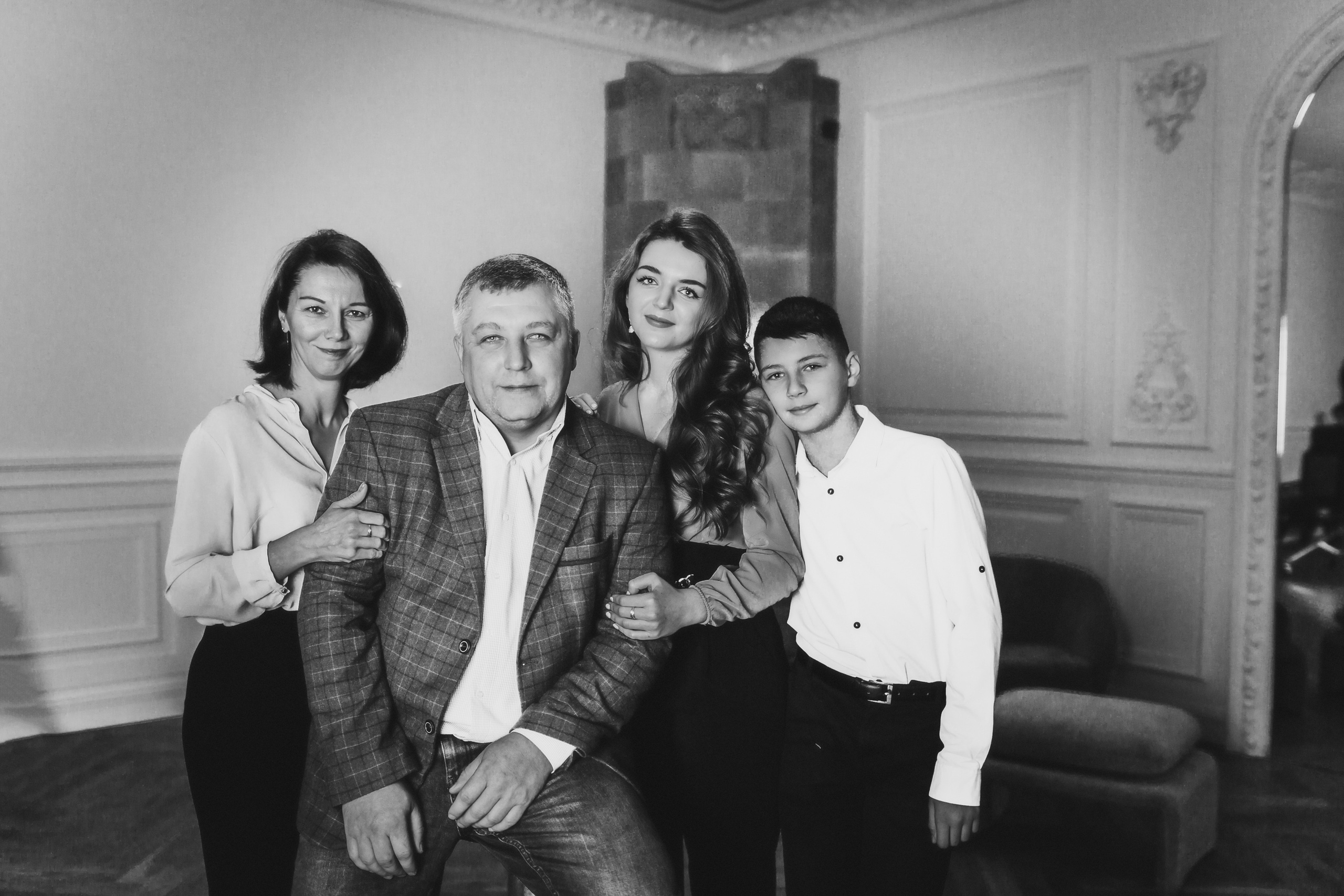 Семейная фотосессия в красивых интерьерах. Детский, свадебный и семейный фотограф Юлия Курбатова, Санкт-Петербург