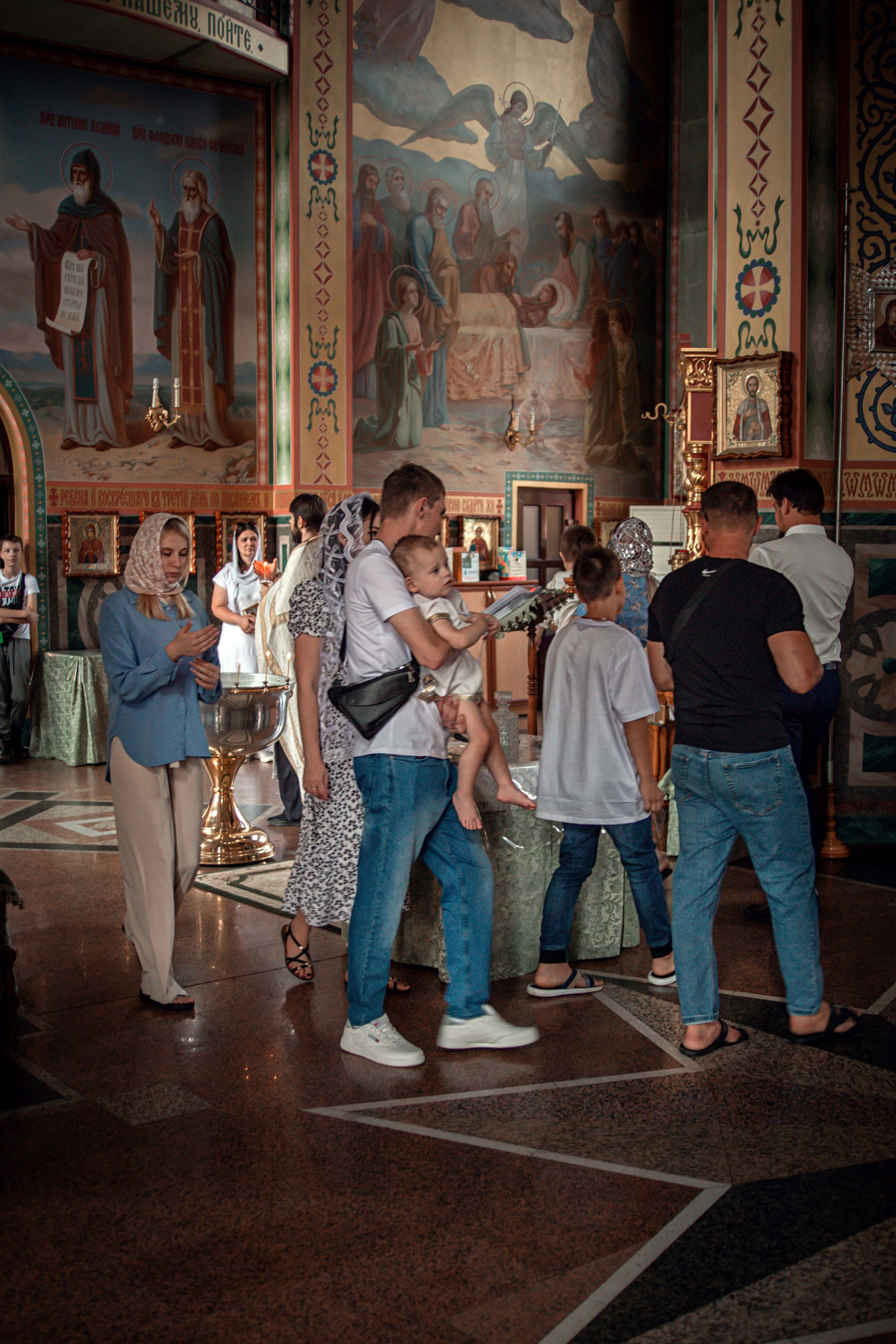 Крещение. Семейный и детский фотограф в Москве Ольга Кривенцова